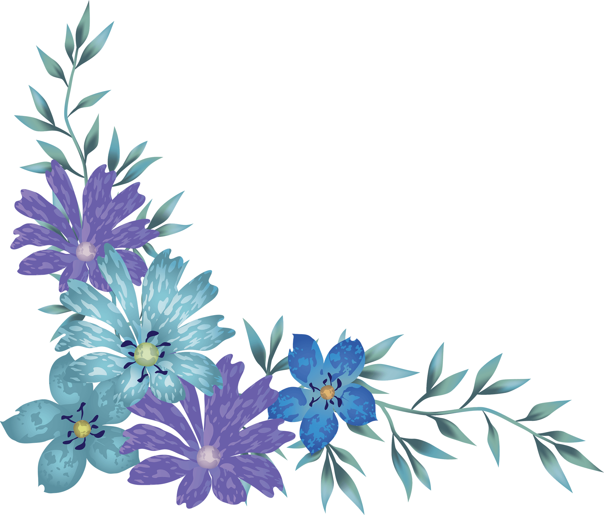 Wallpaper #Y-8xTZMBMN-XEVvVoD_A297 Blue Flower Clipart Design Floral