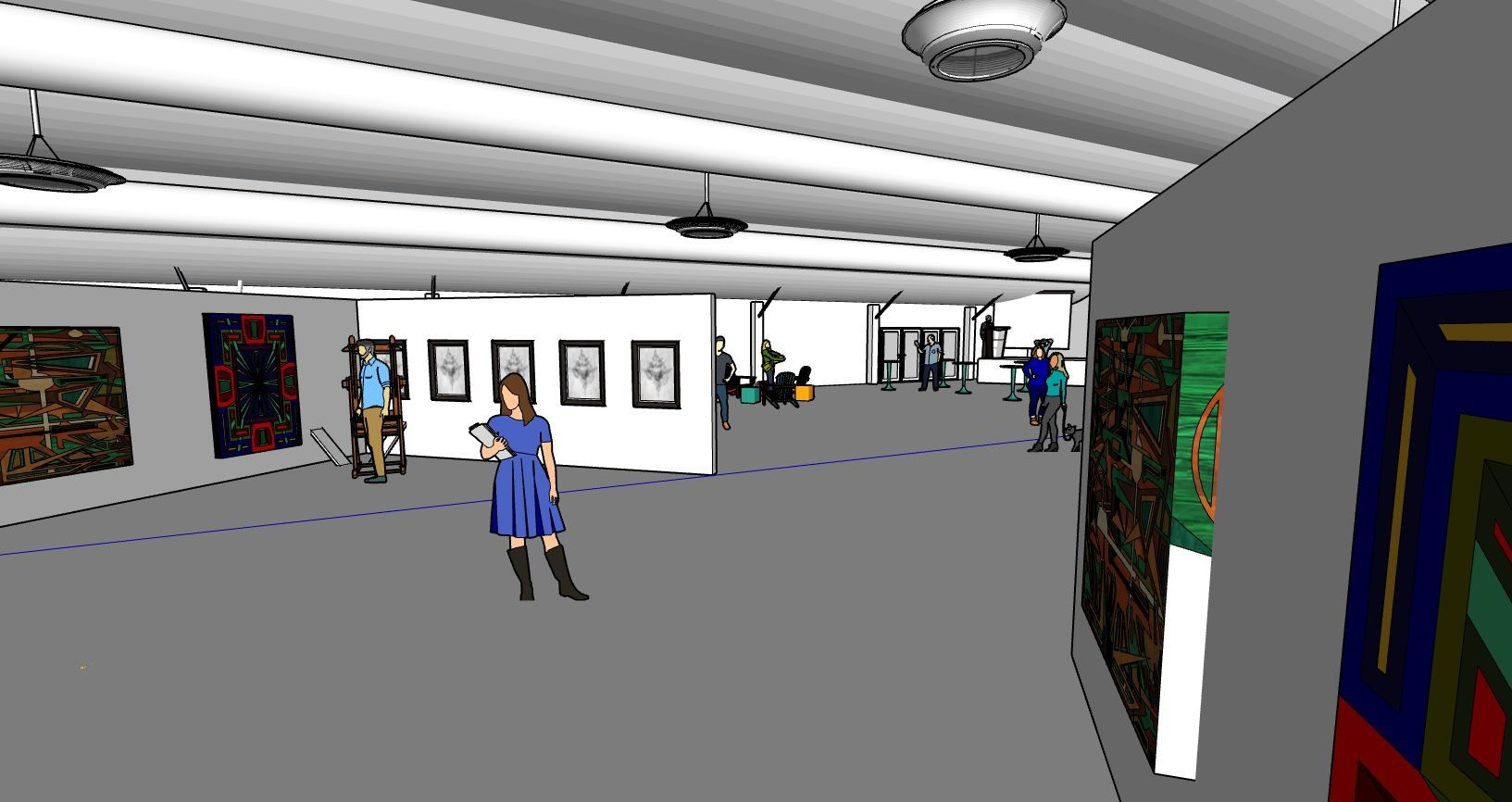 Wallpaper #r7gj2JIBJvJKYCmEhOZY345 Sketchup Art Gallery Design Art Galleries Design Interior