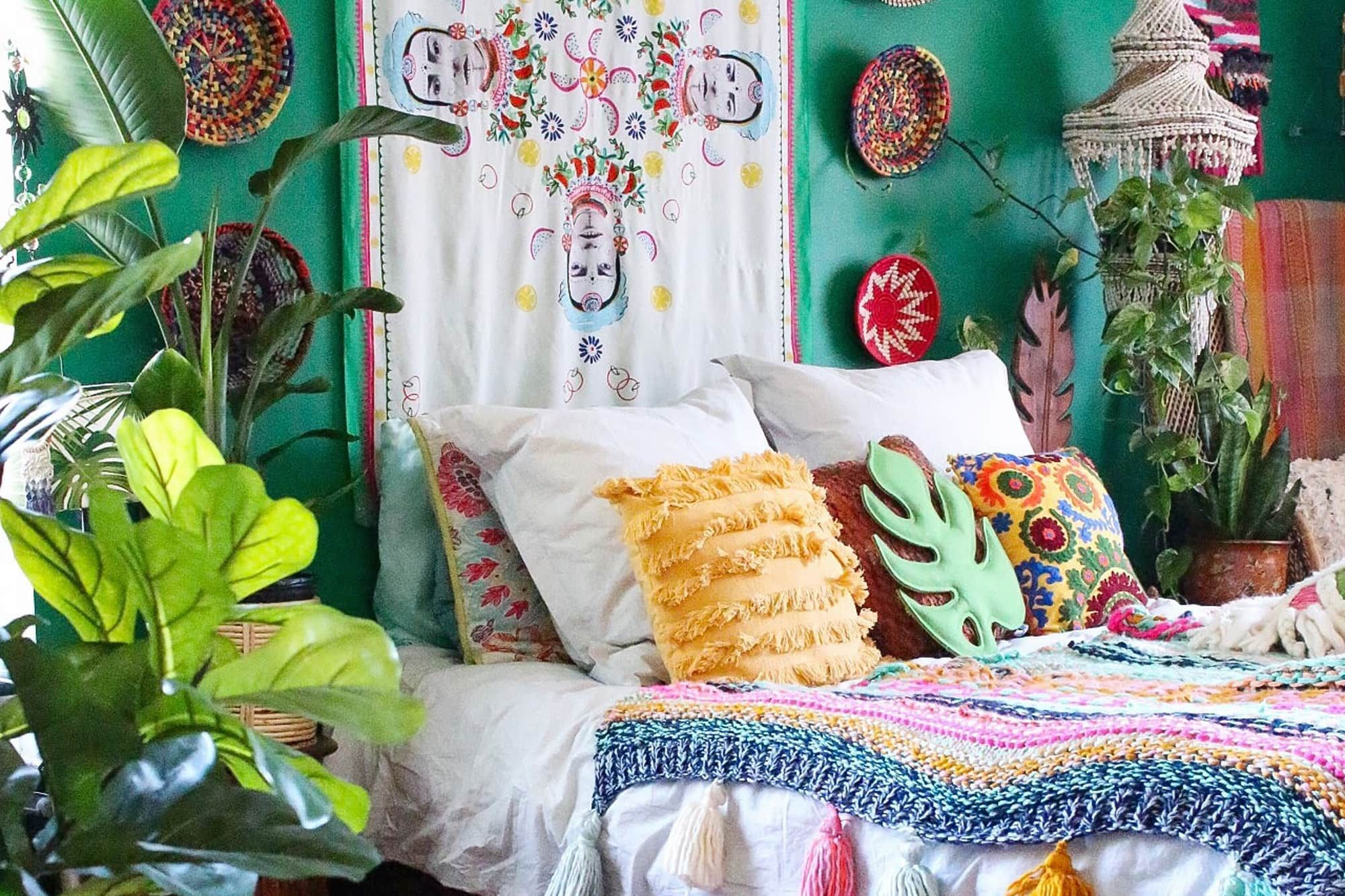 Wallpaper #NIf9MZMBPAdmKxa2-GMa25 37 Beautiful Colorful Boho Bedroom Decortez Boho Style Room Boho