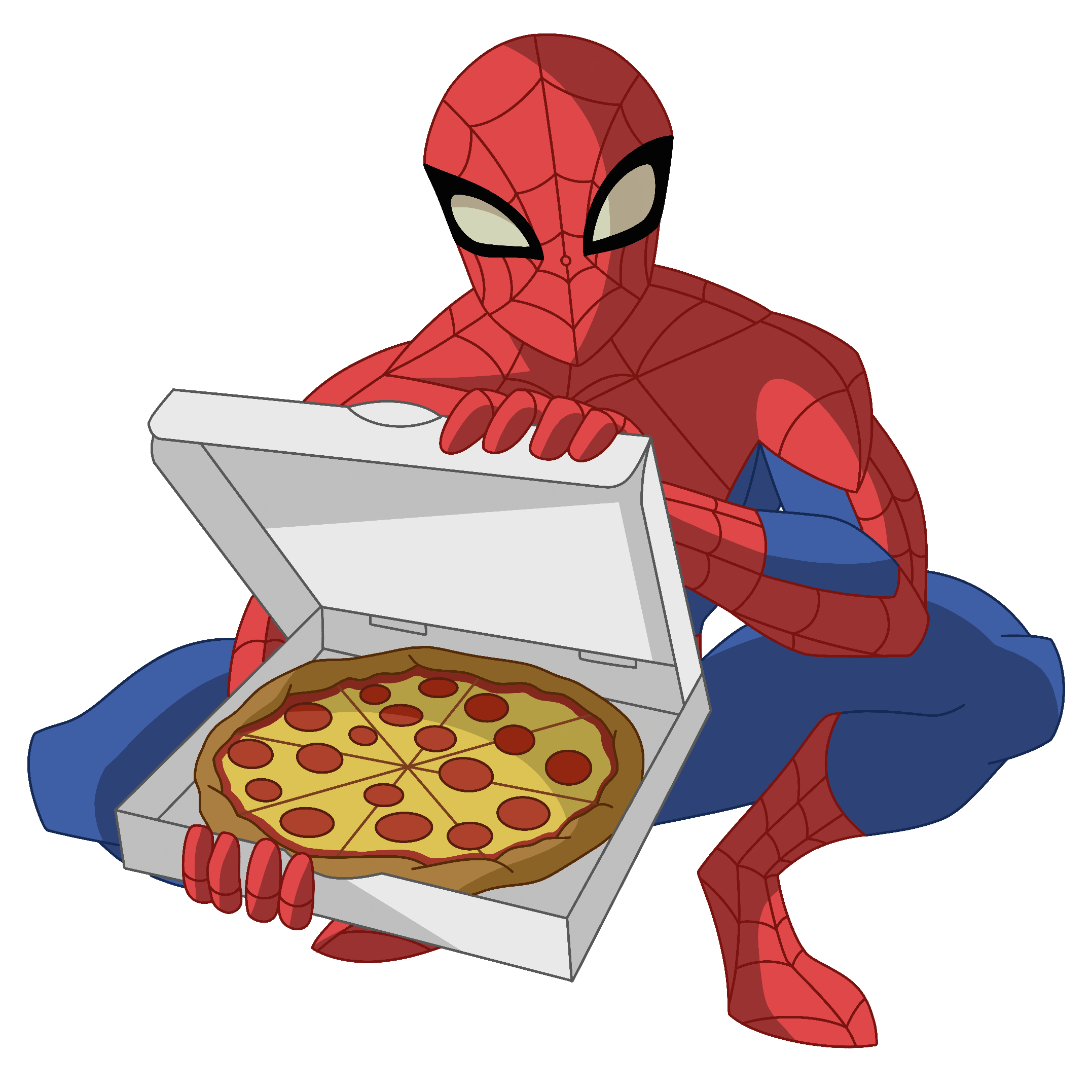 Wallpaper #lQOfZZMBpyOg8YnERdmb281 Pizza Spidey by Lunamidnight1998 on Deviantart Spiderman Drawing