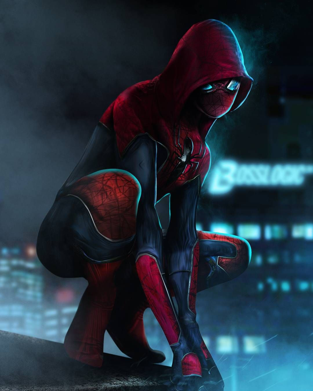 Wallpaper #AUC5MZMBJhL2WPba9sim28 Bosslogic on Instagram Just Went Full Hood Civilwar Spiderman