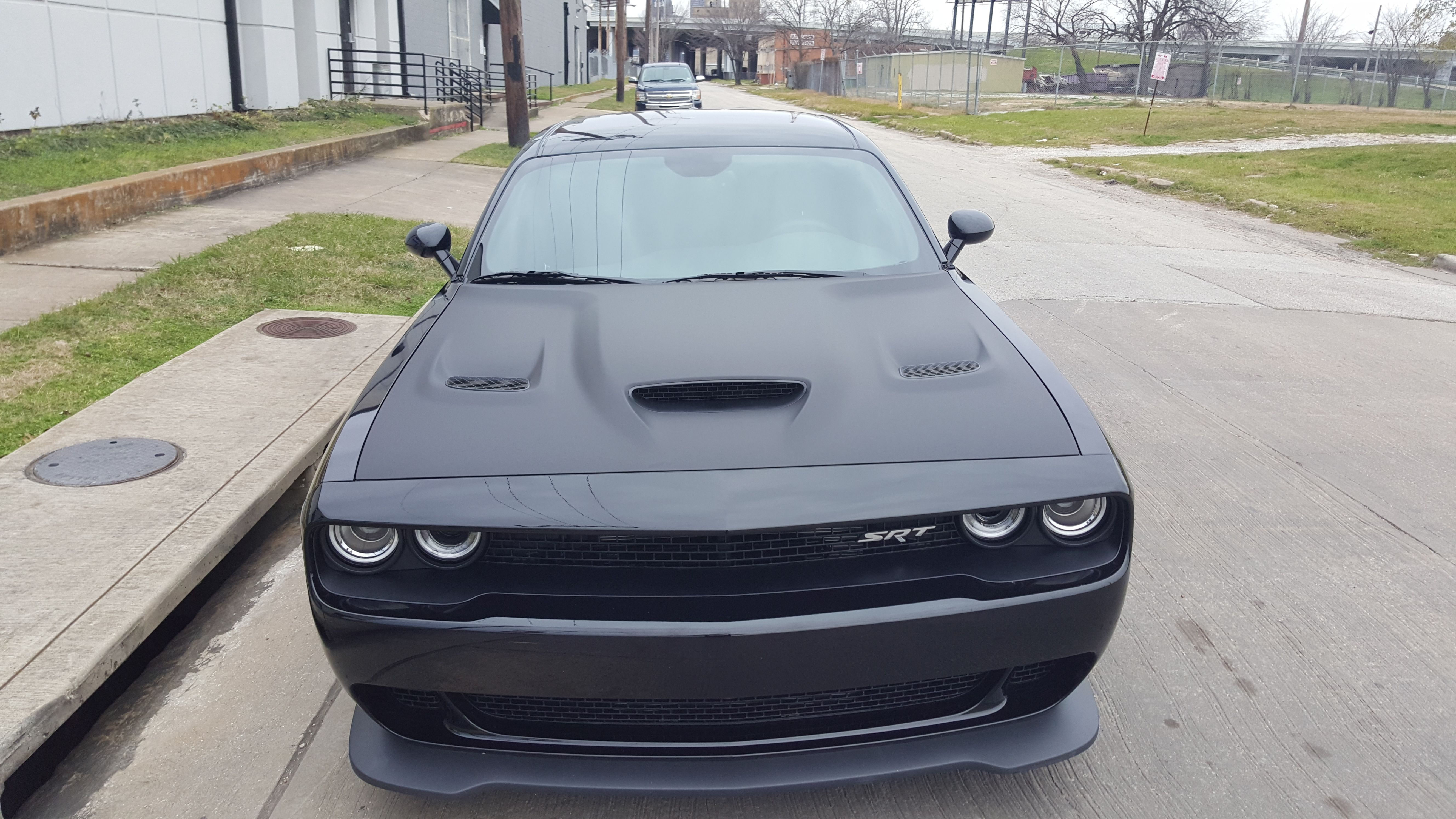 Wallpaper #84950 2018 Dodge Challenger Srt Demon Black Satin Hood Only 594 Miles Bone