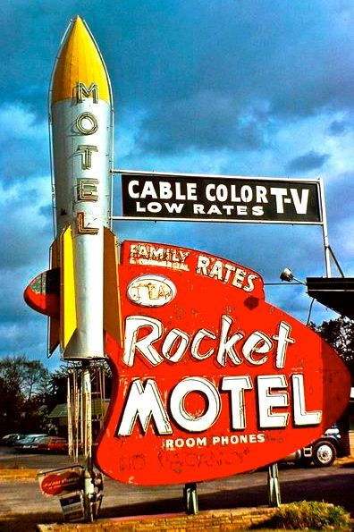 Wallpaper #2LgT3ZIBJvJKYCmEjv7f283 Rocket Motel Joplin Missouri Retro Signage Old Neon Signs