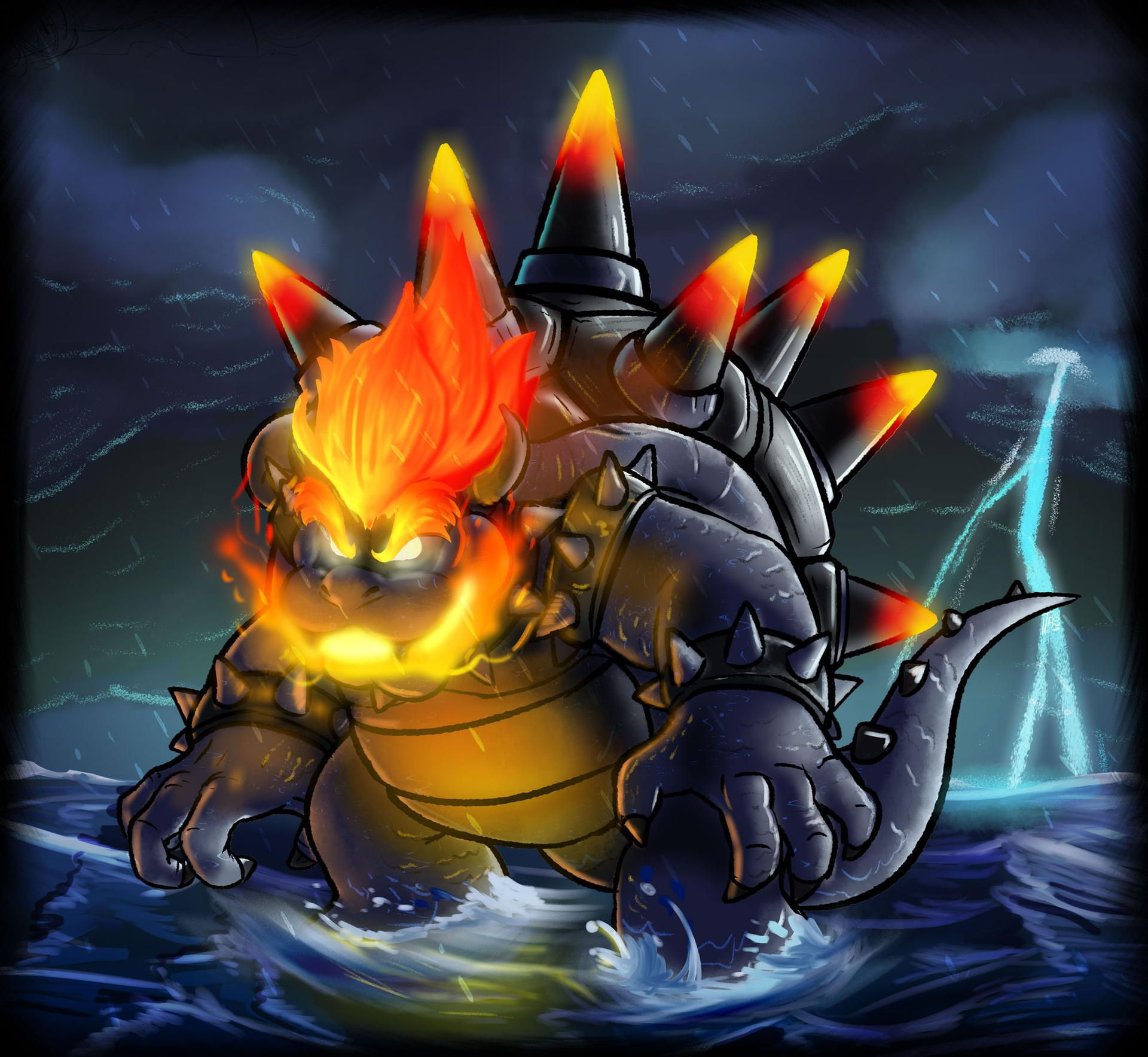 Wallpaper #8c6vJZMB71dOy6JZMRQu41 Super Mario 3D World Fury Bowser by Francoisl Artblog on Deviantart