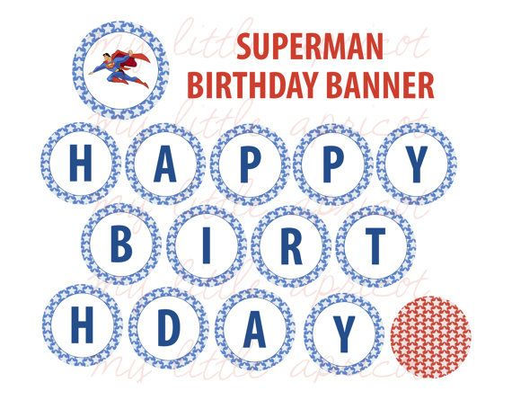 Wallpaper #GJzz4JIBZHQxiYarf7n253 Superman Printable Birthday Banner Printable Birthday Banner