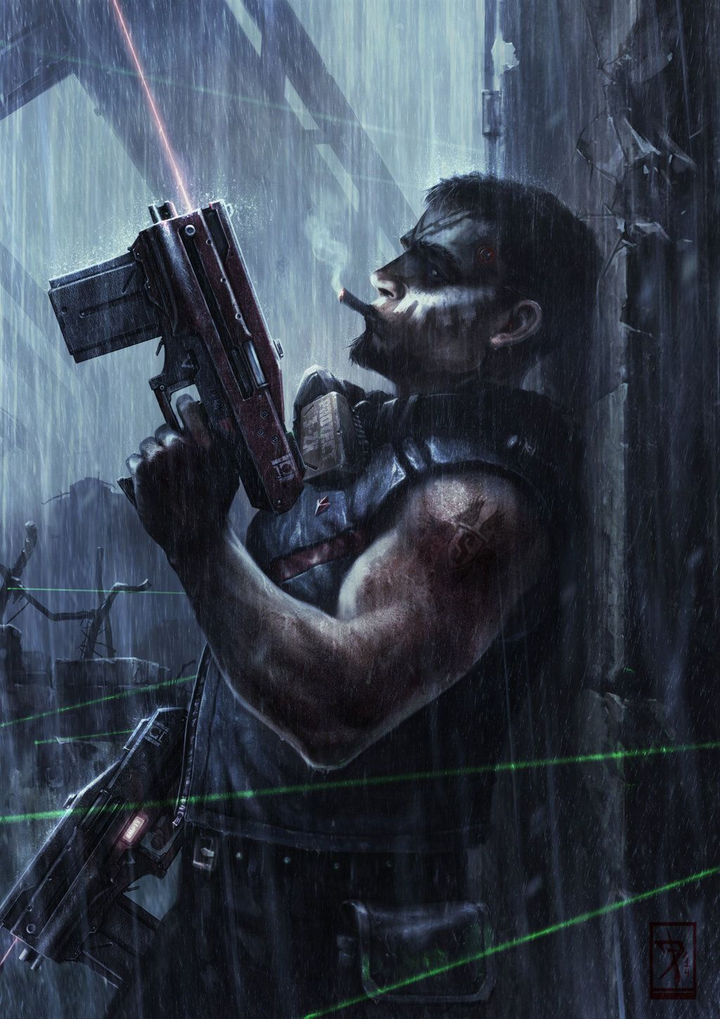 Wallpaper #ixnBII8BtGB6xQ78FH6G18 Bad Day by Akirawrongdeviantartcom on at Deviantart Cyberpunk 2020