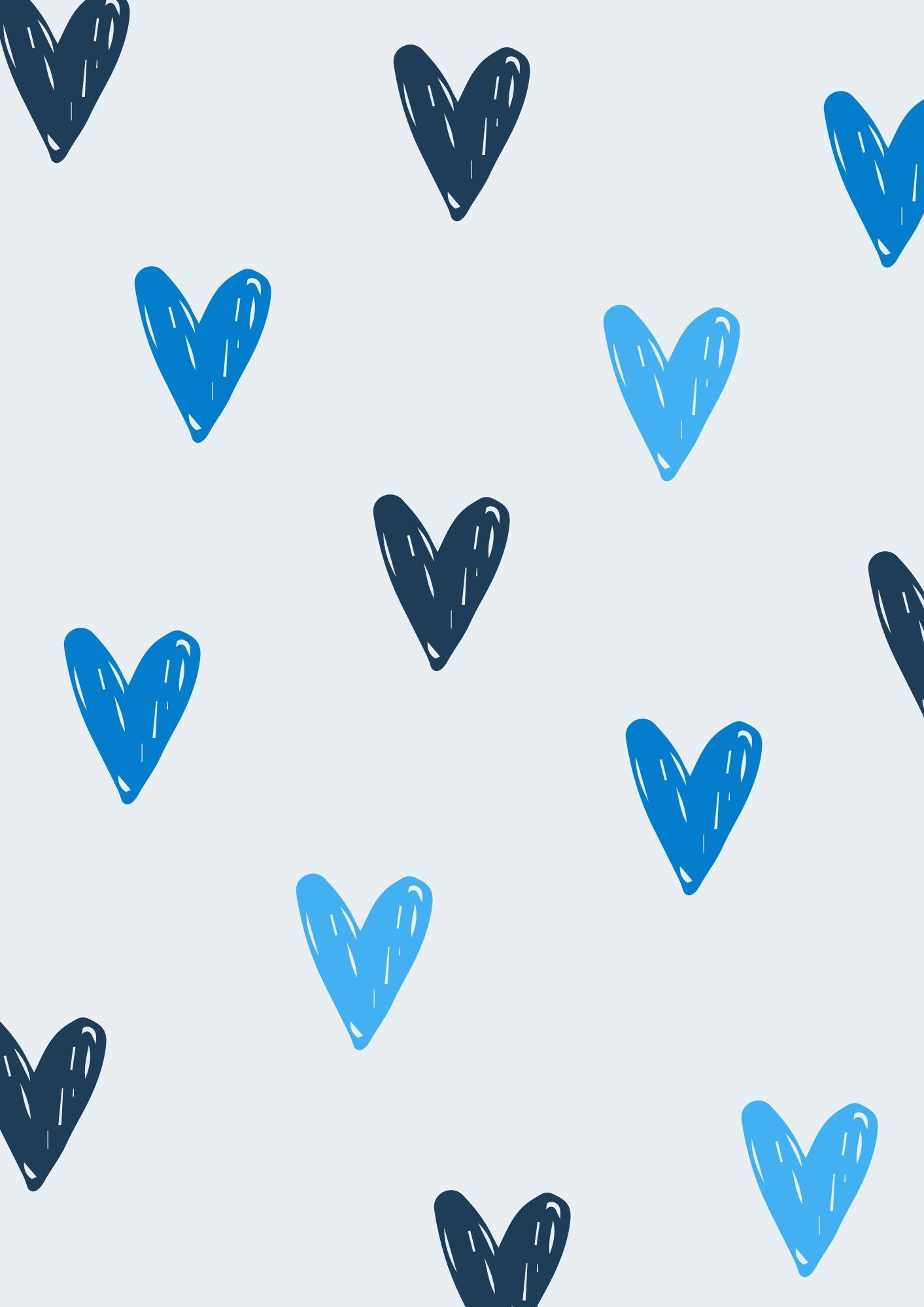 Wallpaper #tGeU55IBSpphPi3-kjik207 Aesthetic Blue Background Heart Canvas Crabs