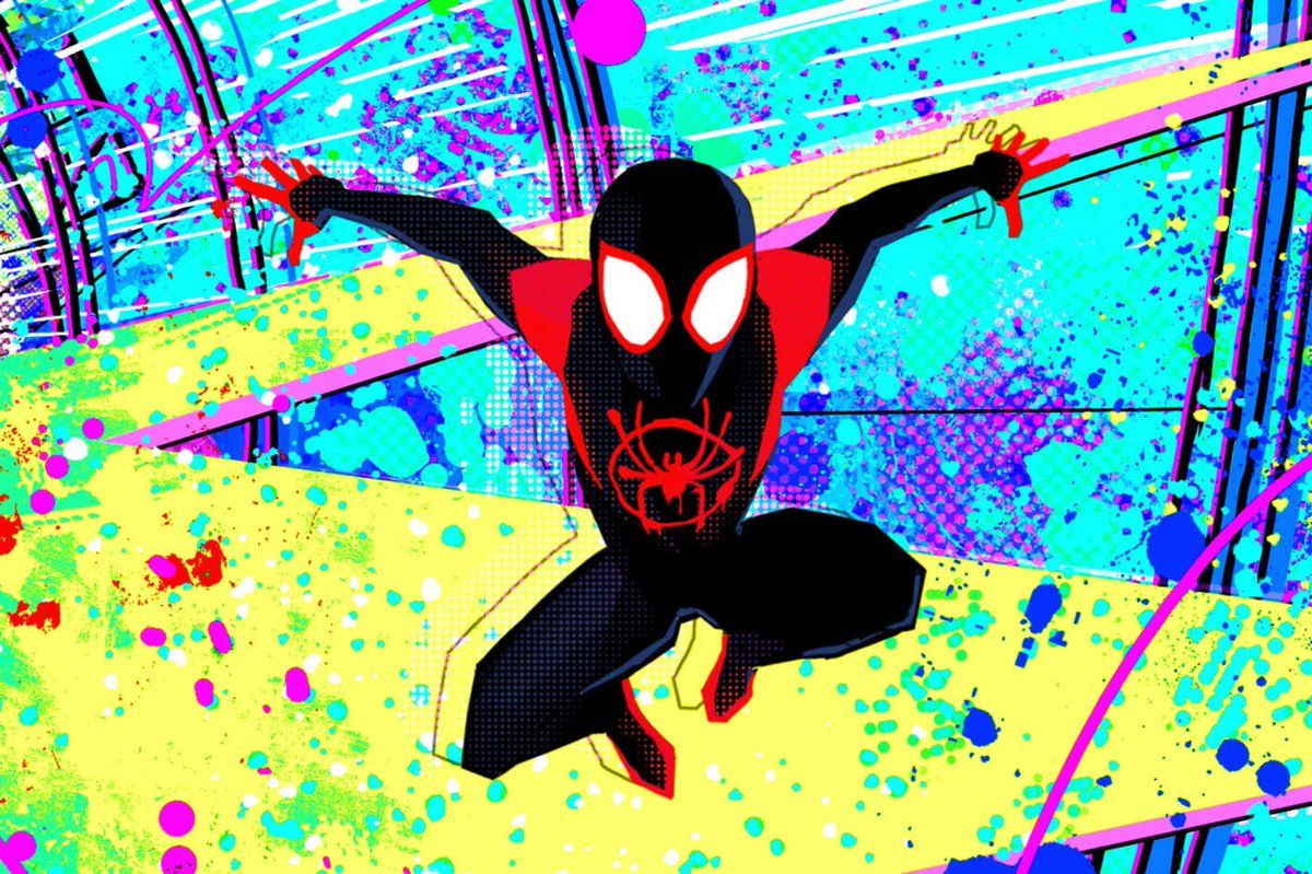 Wallpaper #qBmnE48BtGB6xQ78M2Yk48 Spiderman into the Spider Title Sequence by Bob Persichetti Spiderman