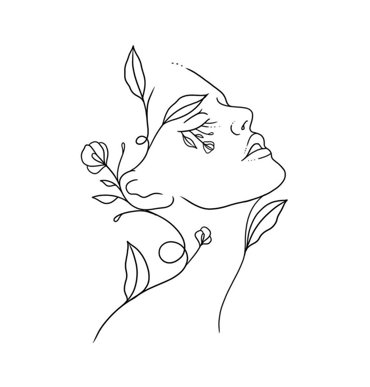 Wallpaper #3WdzBJMBSpphPi3-77fu182 Pin by Tomiris on S in 2020 Outline Art Abstract Face Art