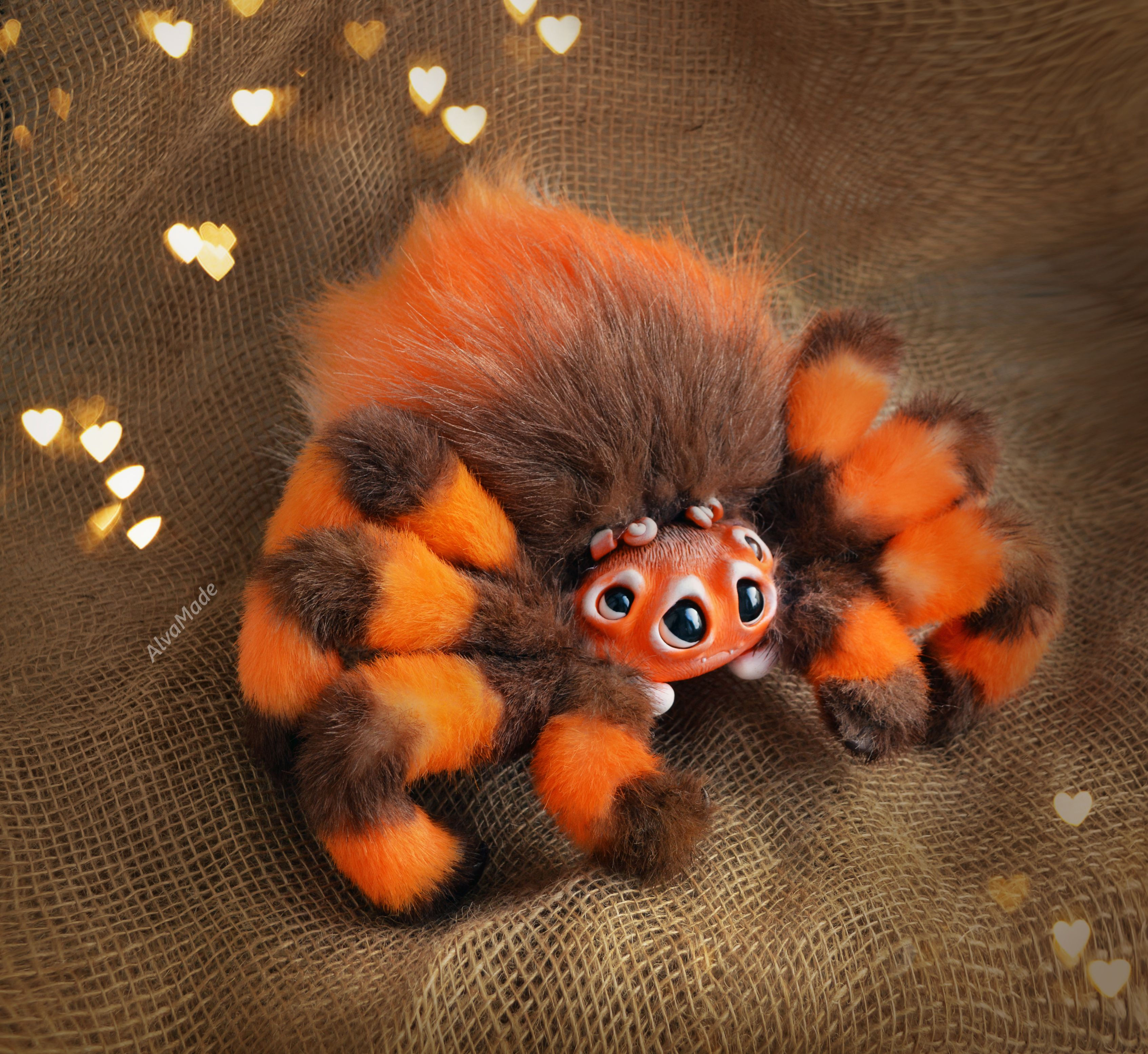 Wallpaper #JfQuOpMBKFX8bn3rLXjG277 Fluffy Spider Tarantula Fantasy Art Dolls Art Dolls Handmade Toys