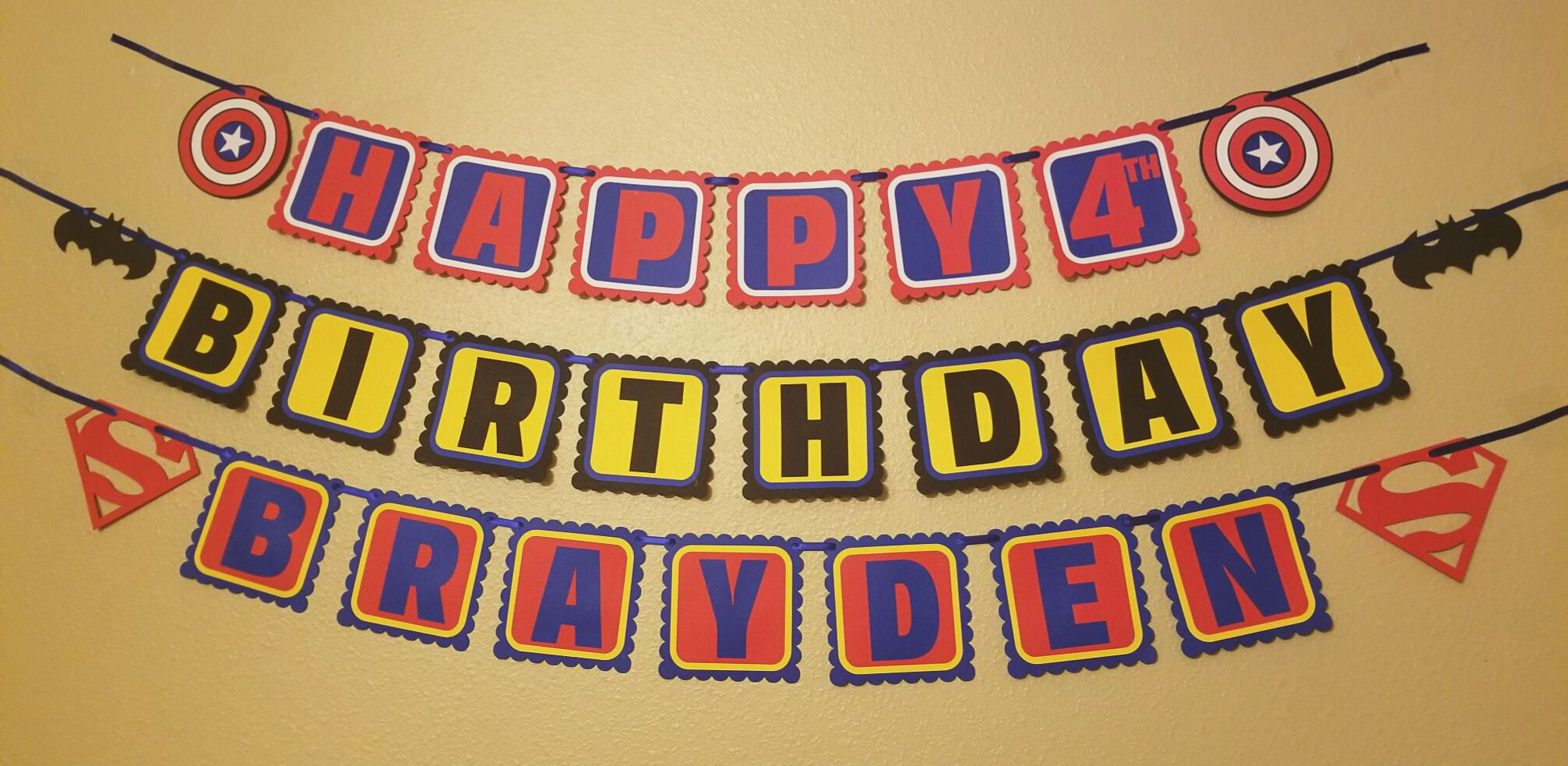 Wallpaper #_hkZEI8BtGB6xQ78yV1d58 Superhero Themed Birthday Banner Personalized Birthday Banner