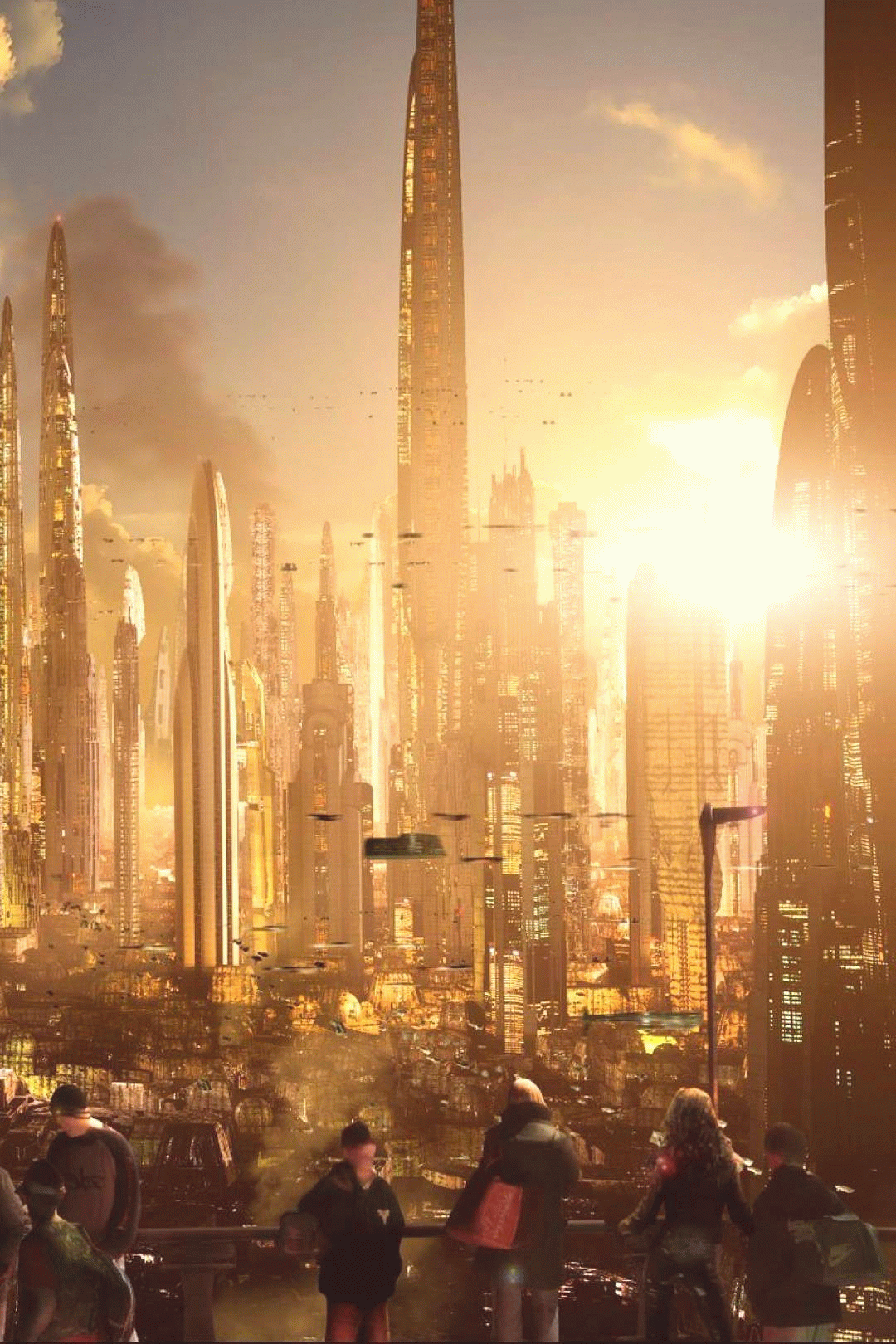 Wallpaper #N2er-5IBSpphPi3-ZJXN345 Future City Painting Illustrations Future City Painting Zukunftige