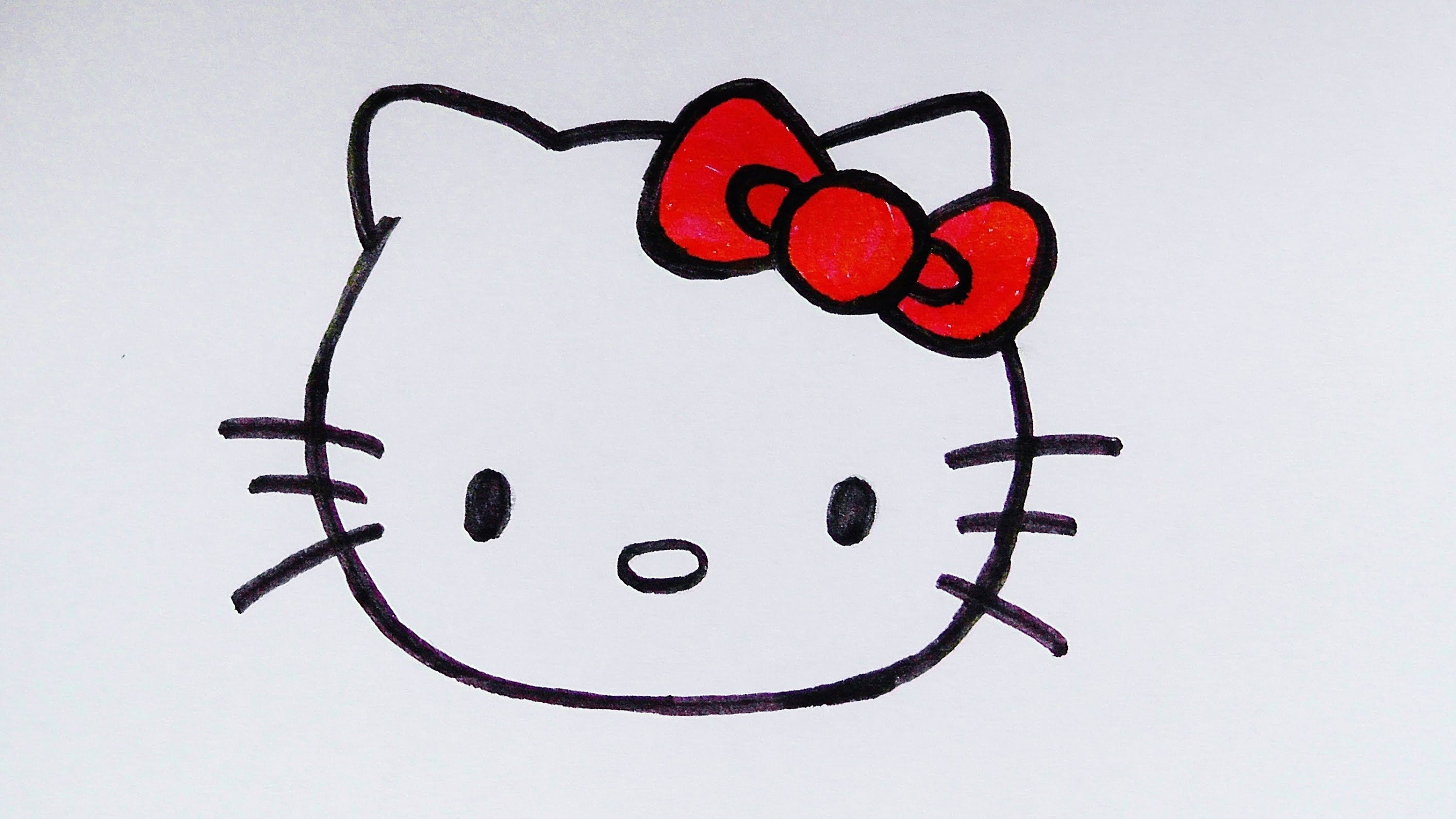 Wallpaper #0EWukI4B7YBJg1BVGp3G39 How to Draw a Hello Kitty Face Artpedia Youtube Kitty Drawing