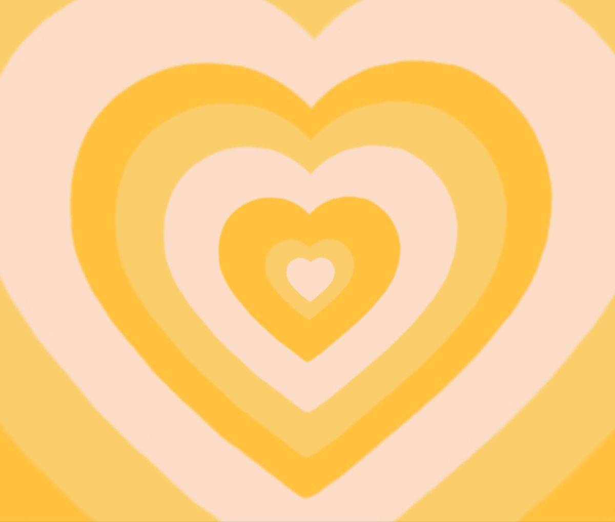 Wallpaper #tGeU55IBSpphPi3-kjik149 Yellow Retro Heart Heart Wallpaper Hippie Wallpaper Yellow Aesthetic