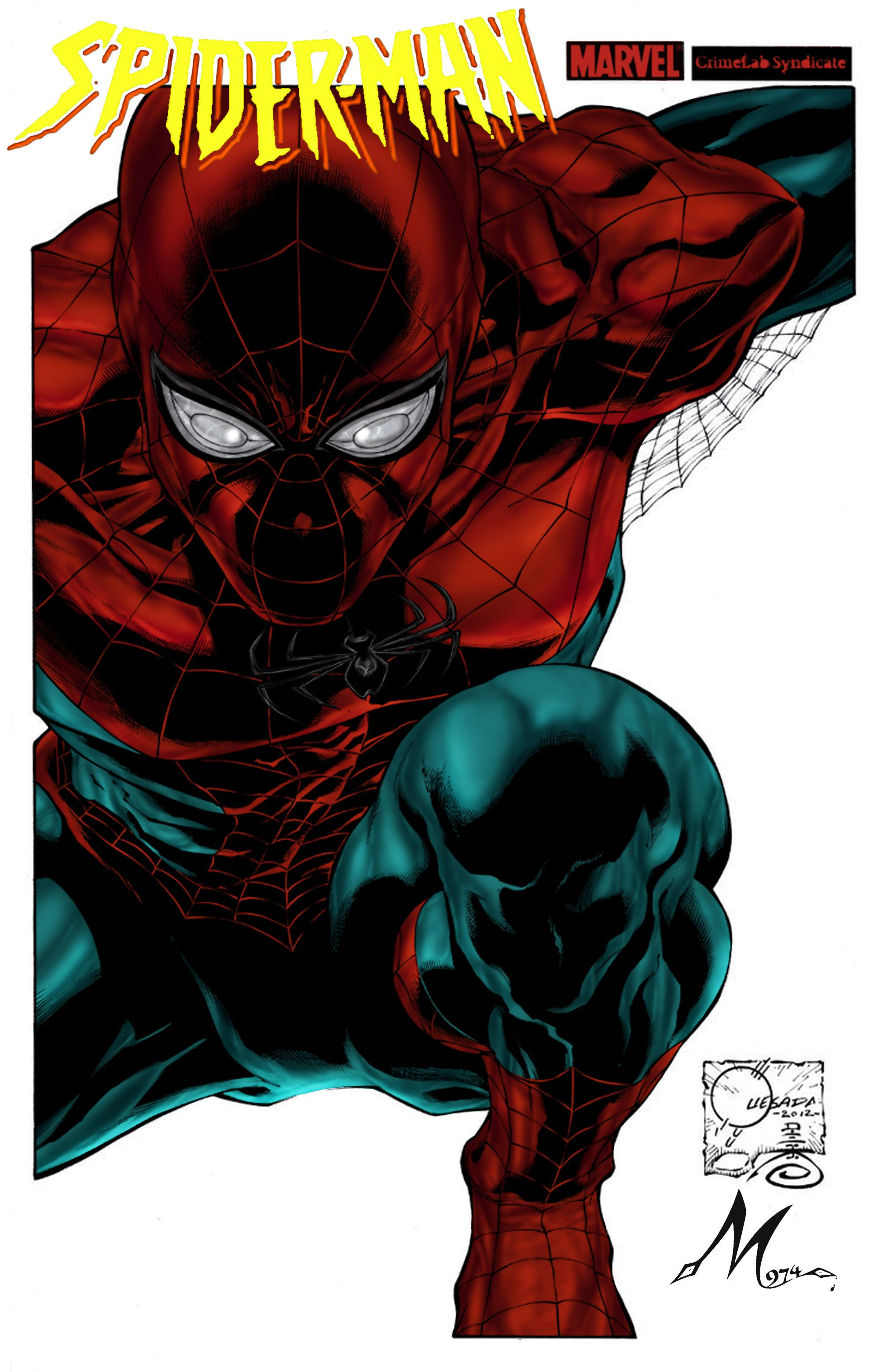 Wallpaper #1hkwH48BtGB6xQ784HqH19 Spiderman Art Joe Quesada Inks Danny Miki Color Mich974