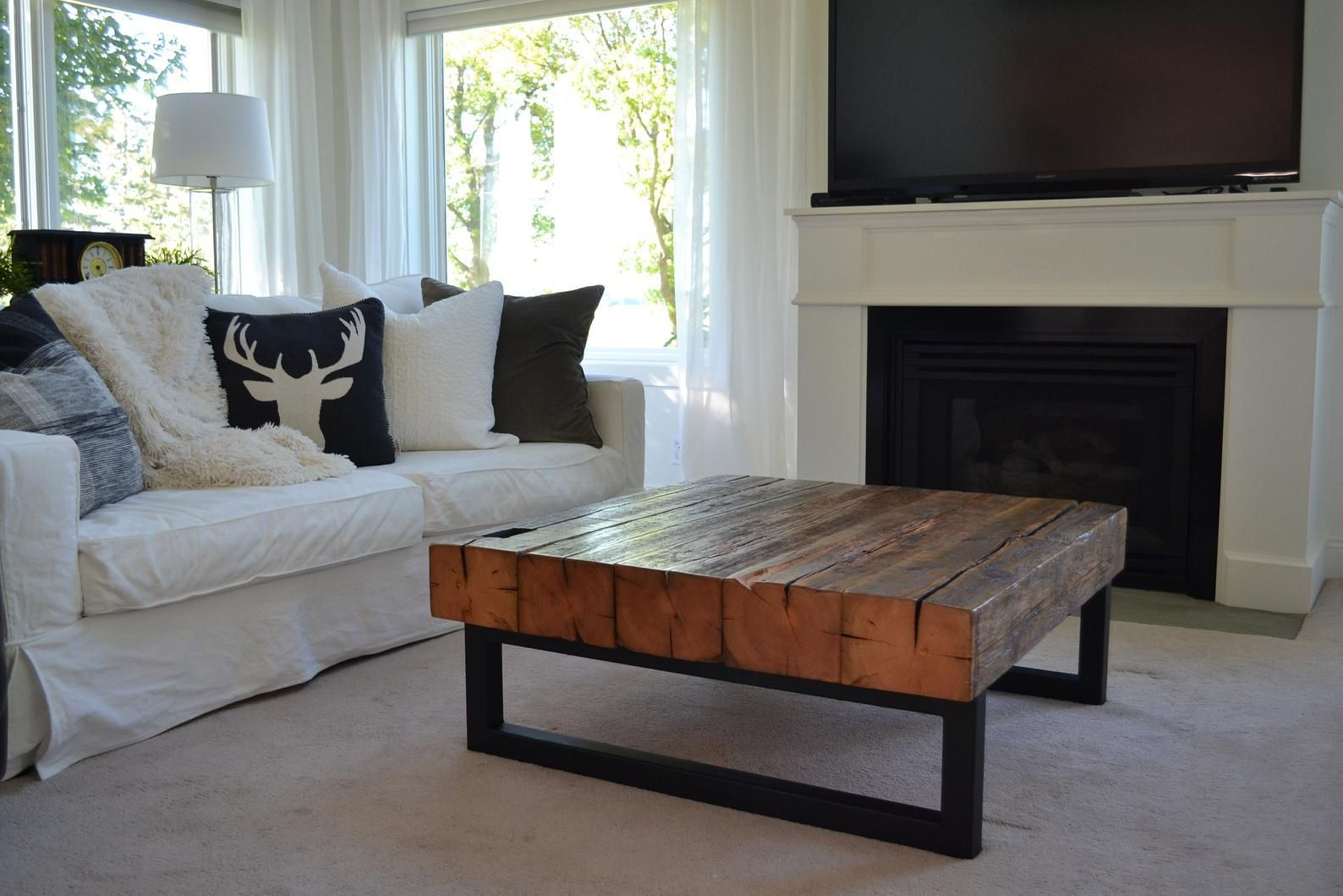 Wallpaper #527C0 Barn Wood Coffee Table Reclaimed Heritage Collection