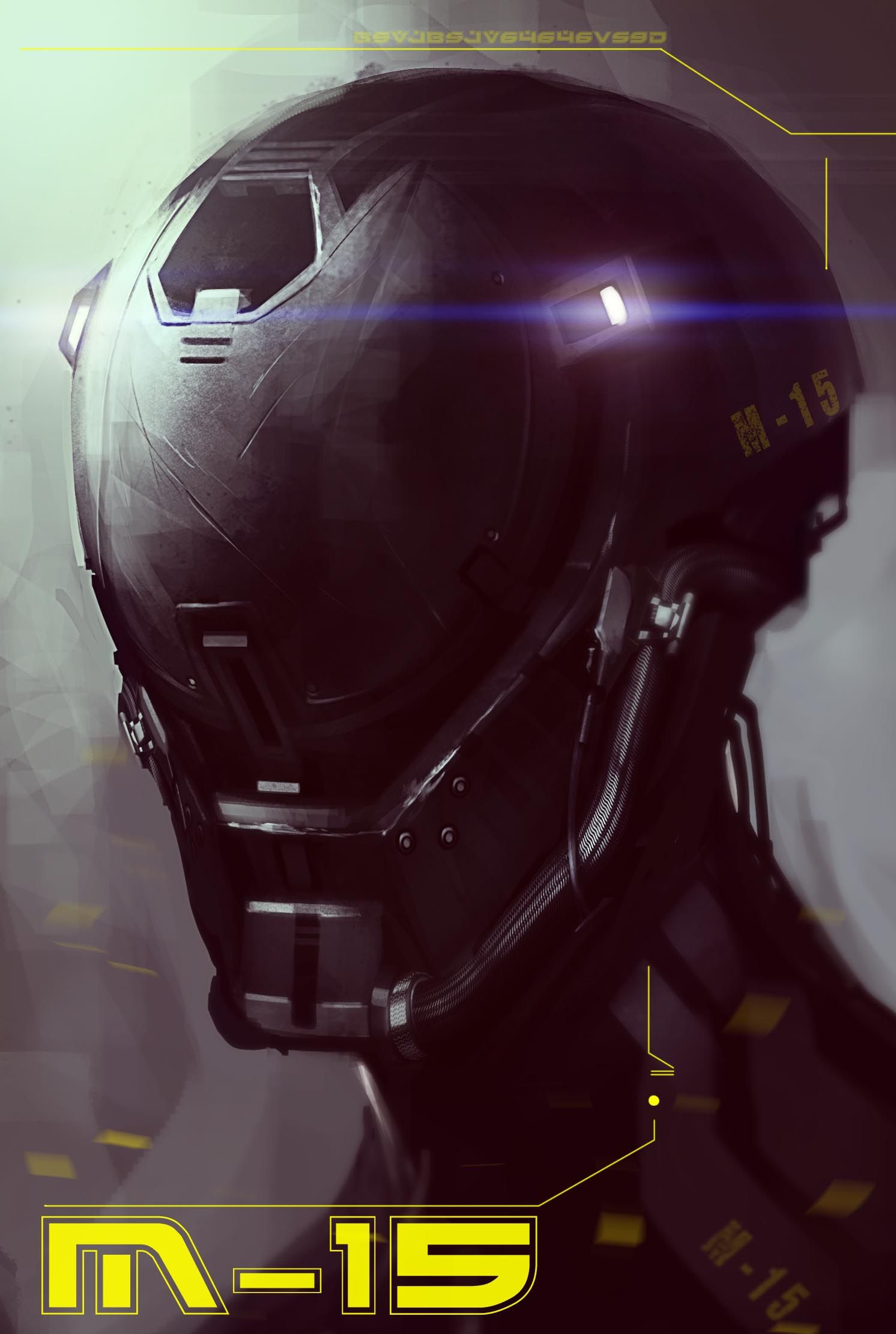 Wallpaper #GX2a9I4Bnwiau_P60RCv40 Cyberpunk Android Future Helmet Robot Futuristic Sci Fi Military