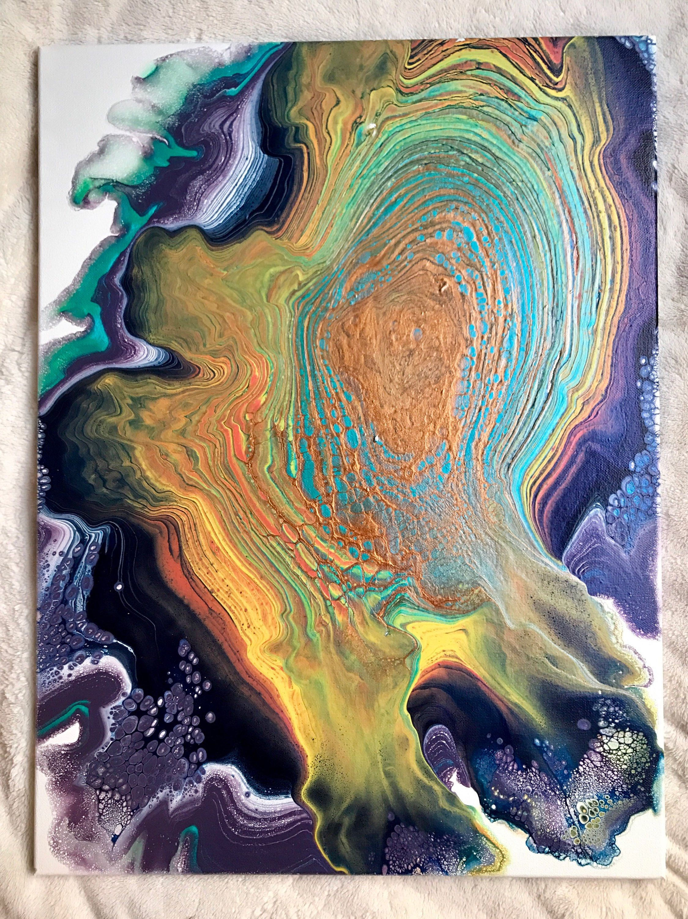 Wallpaper #jri8jJIBJvJKYCmEDtPW24 Beautiful Fluid Art Acrylic Pour 18x24 Acrylic Pouring Art Art