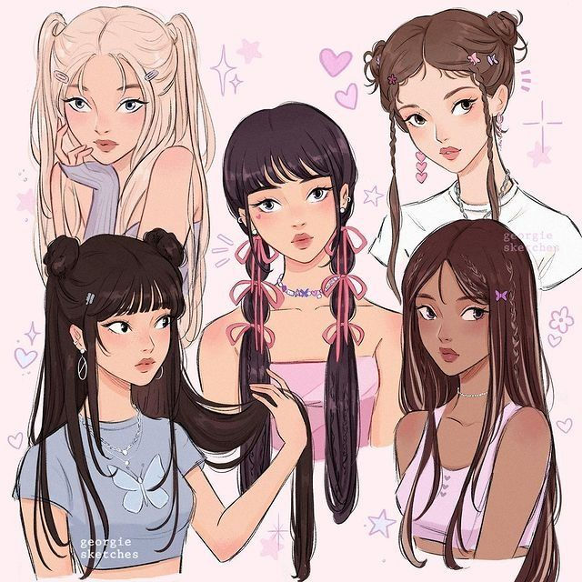 Wallpaper #D7iA2pIBJvJKYCmESvJV364 Georgie on Instagram Y2k Girls This Was Inspired a Lot by Newjeans