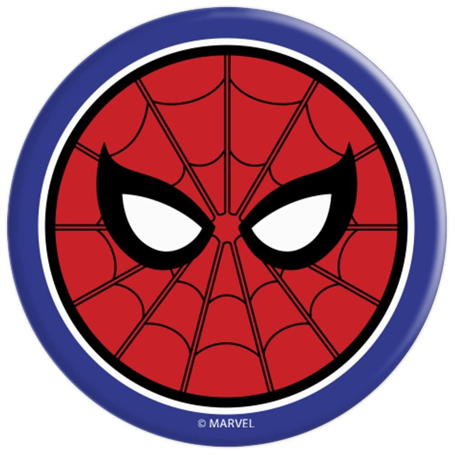 Wallpaper #_Wc19pIBSpphPi3-Z4I289 Marvel Spider Man Web Face Blue Circle Logo Grip and Stand for Phones