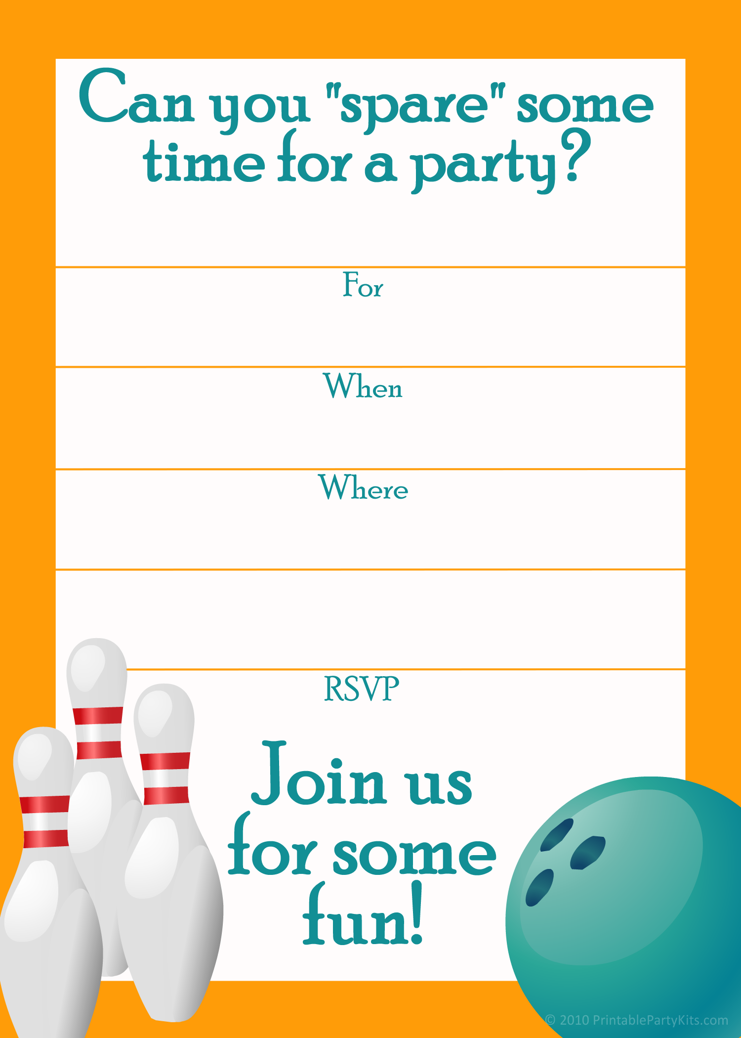 Wallpaper #nDEINpMB5zzyi_yYPFiv249 Bowling Birthday Party Invitation Templates