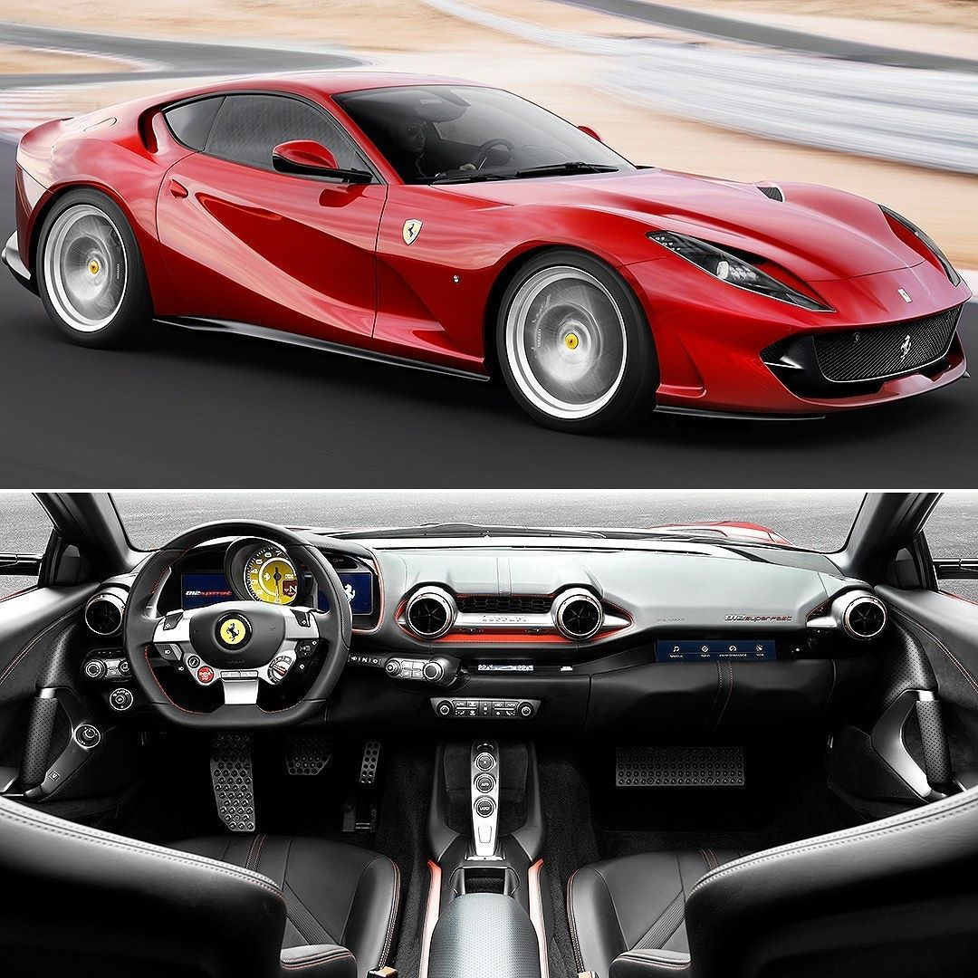 Wallpaper #ExmHI48BtGB6xQ78eISZ8 Ferrari 812 Superfast 2018 Sucessora Da F12 Berlinetta Superesportivo
