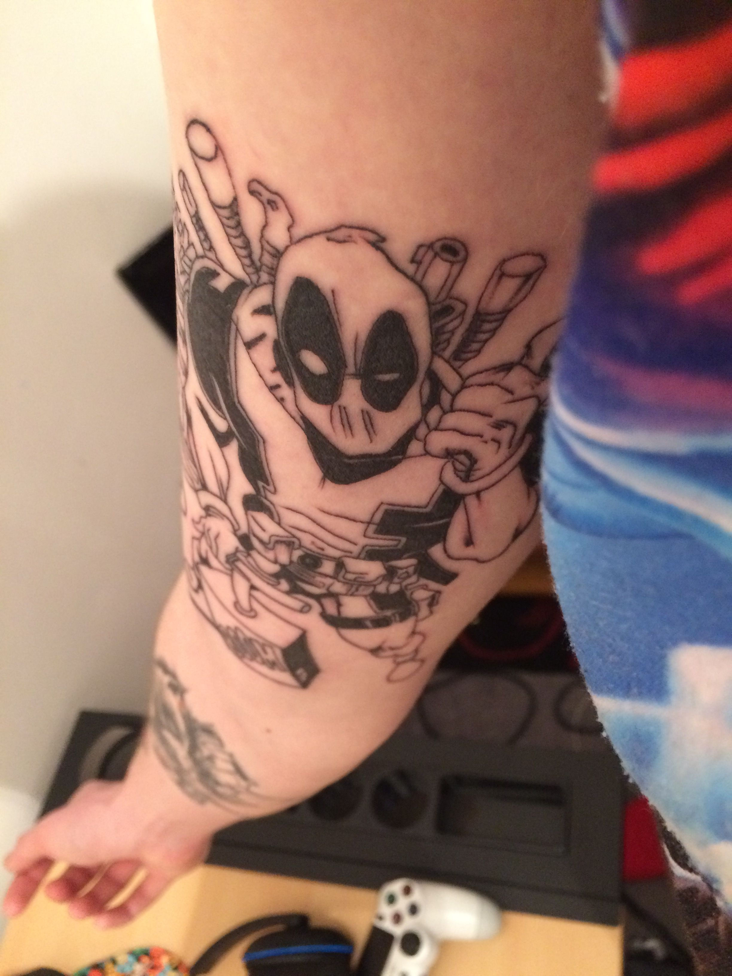 Wallpaper #9130c Marvel Tattoo Photo by Gus H Tattoo on Instagram Deadpool