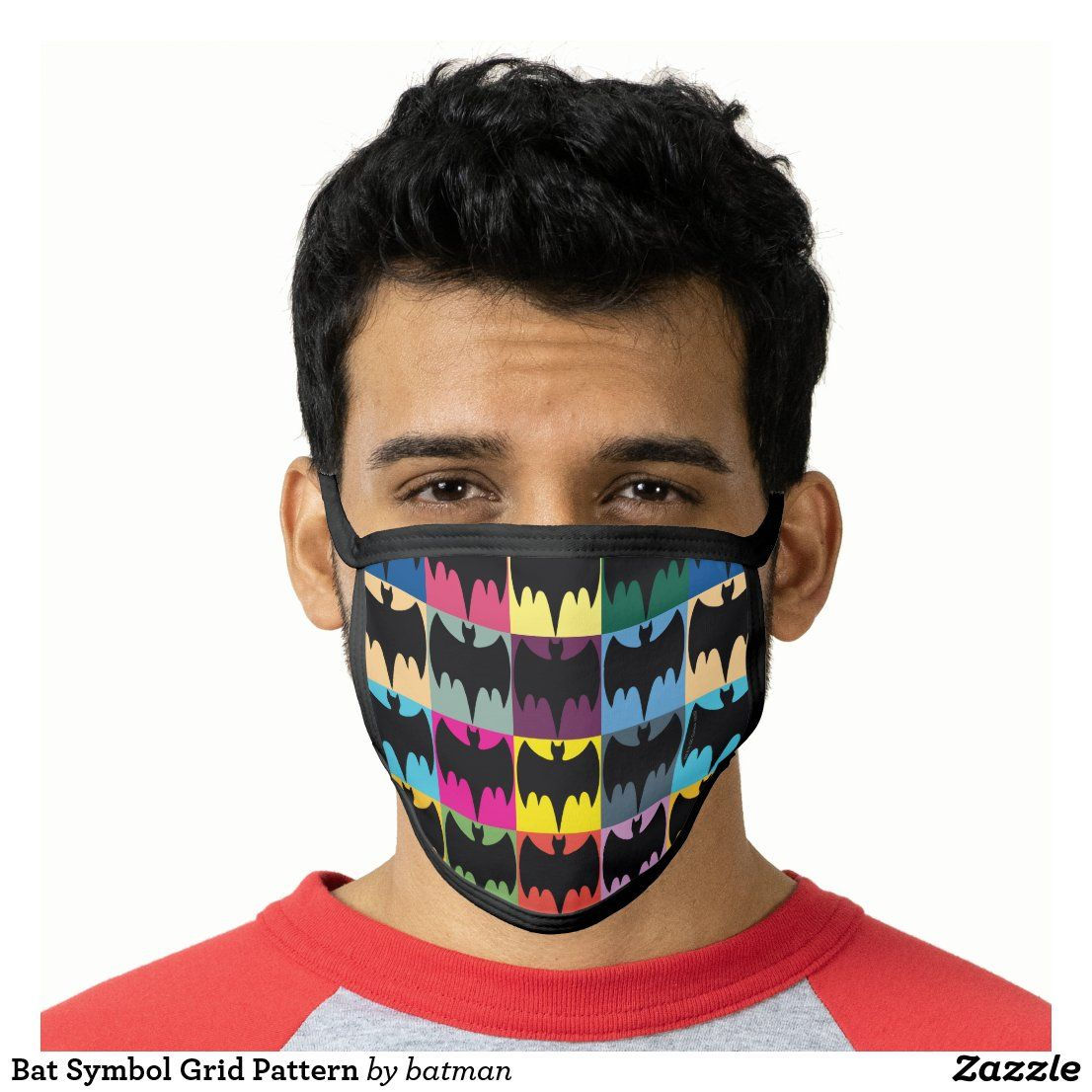 Wallpaper #aWcrDZMBSpphPi3-KOPZ255 Bat Symbol Grid Pattern Face Mask Zazzle Bat Symbol Grid Pattern