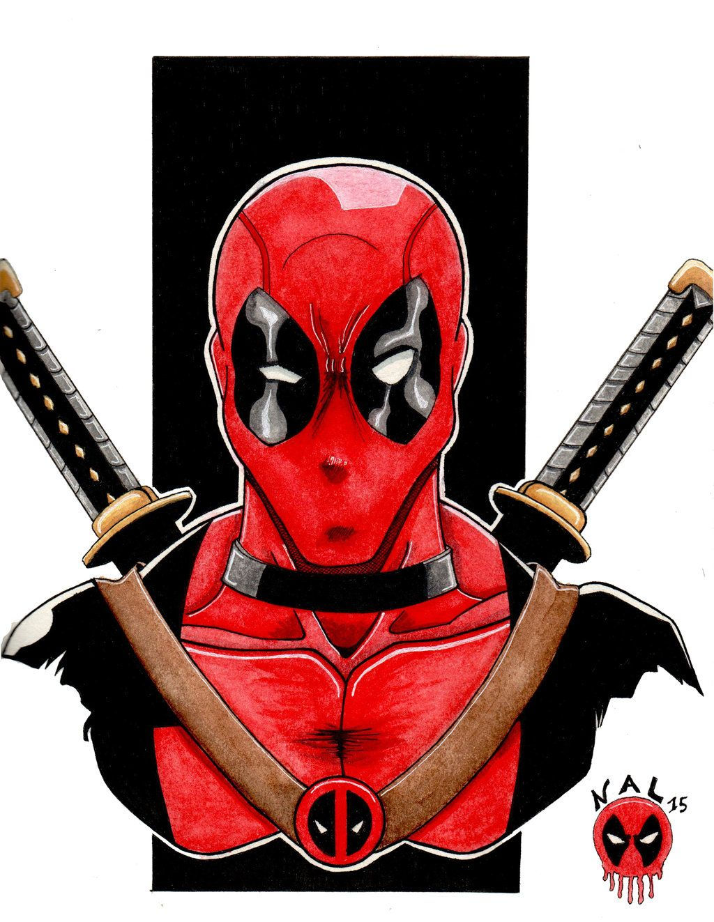 Wallpaper #pmjDFpMBSpphPi3-rQx995 Deadpool Fan Art Deadpool Watercolor by Tenshiflyers the 5