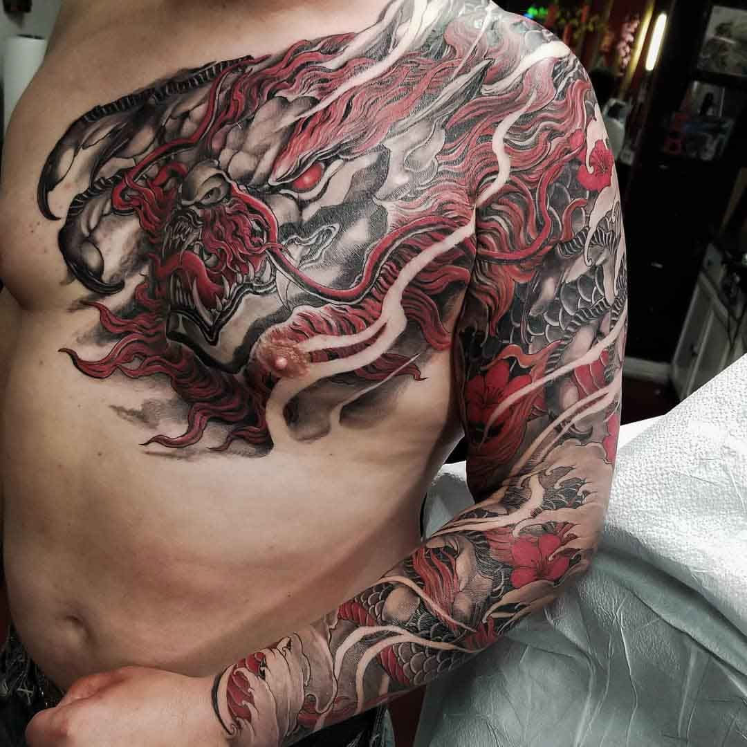 Wallpaper #dGfrEZMBSpphPi3-k_mu275 Red Dragon Tattoos Best Tattoo Ideas Gallery Red Dragon Tattoo