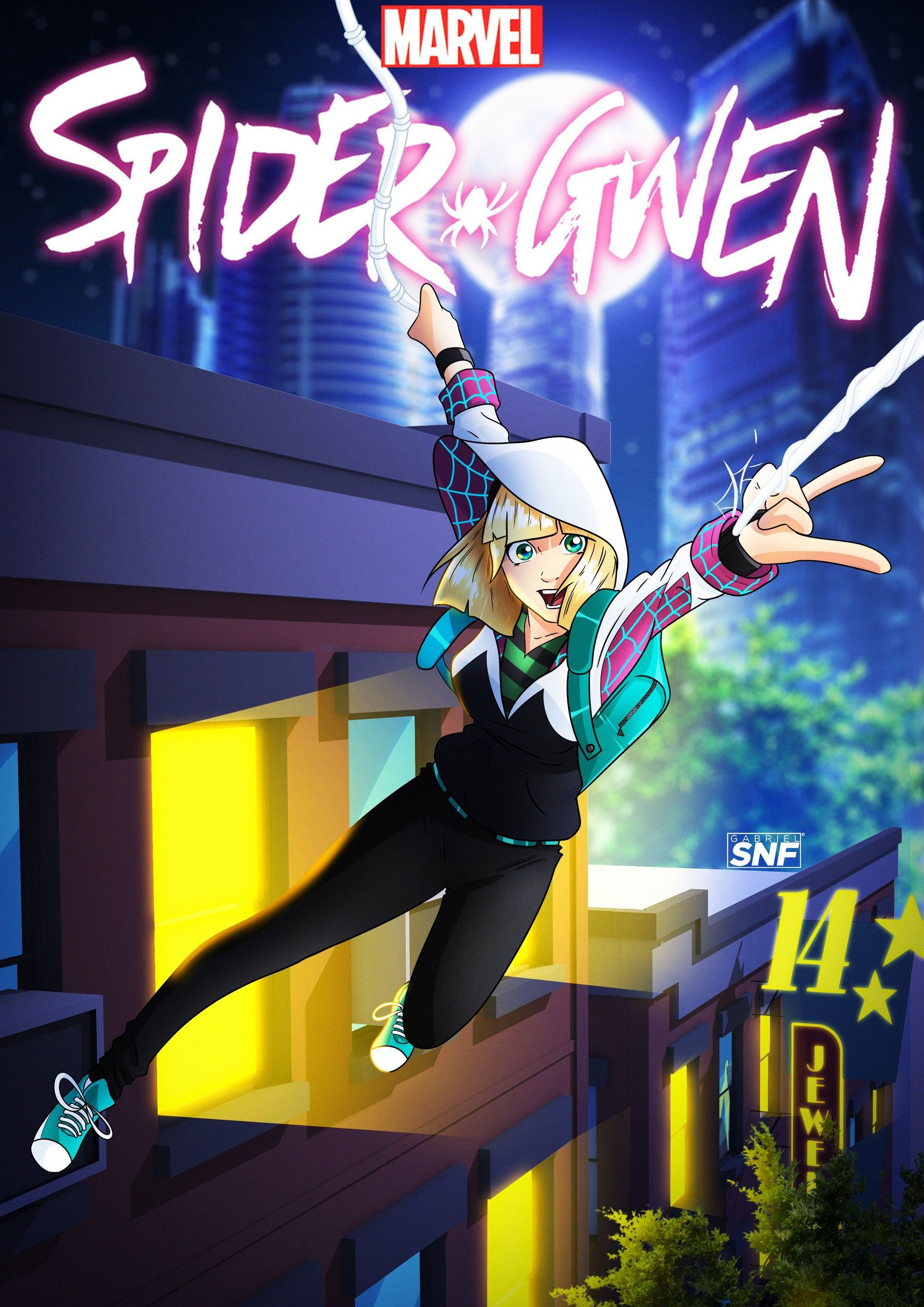 Wallpaper #x_SDOpMBKFX8bn3rH3iq320 The Cover Art for Spider and Gwen