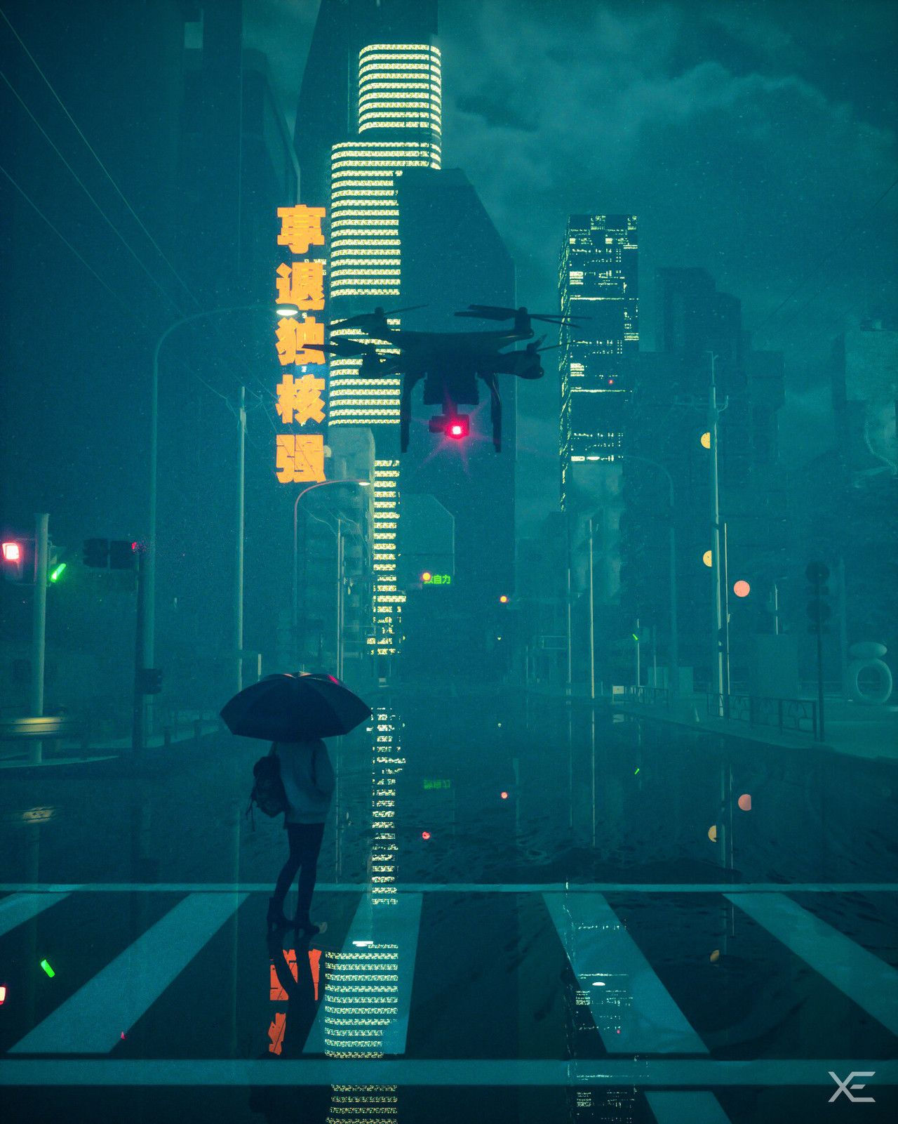 Wallpaper #LHRPwI4B_8f4nGFaX23d26 Fragments of a Hologram Dystopia Cyberpunk City Cyberpunk Art Cyberpunk