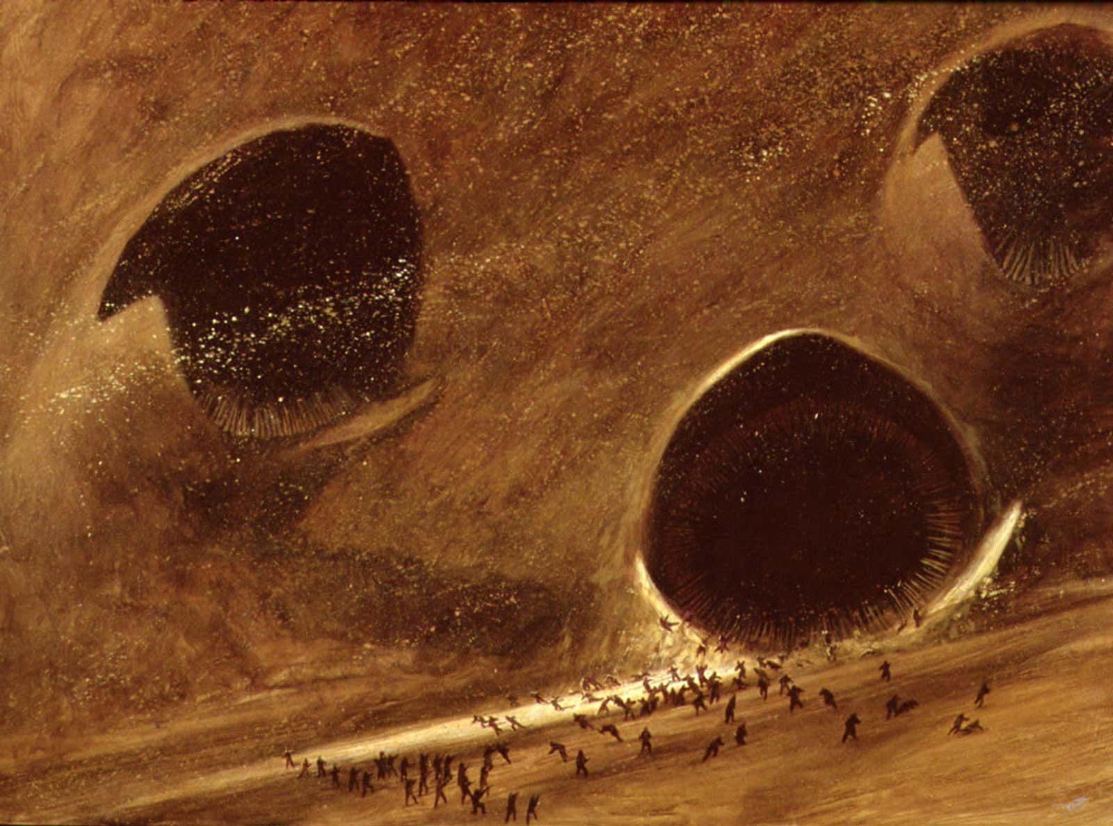 Wallpaper #3YJFQJMB0GiFKesMK8Bn158 Rare Dune Art from Omni Reveals Frank Herberts Original Vision Frank