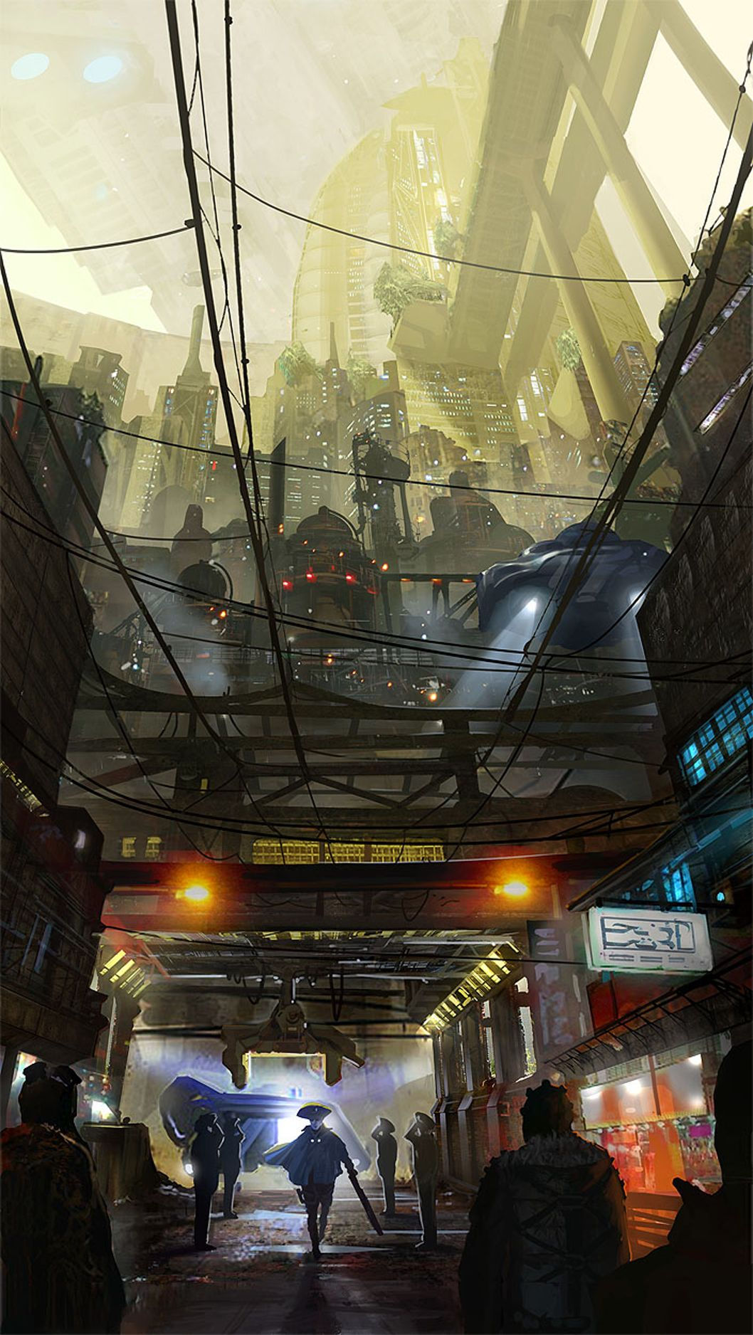 Wallpaper #mn2I8I4Bnwiau_P6YwbF34 Pin De Barry Yes Barry En a Dribble of Ink Ciudad Cyberpunk Arte
