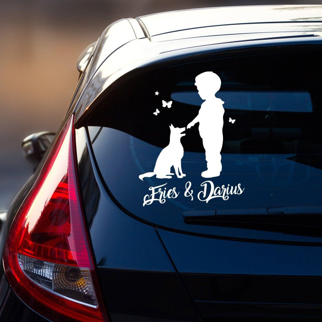 Wallpaper #dc4bd Custom Decal with Your Text Rear Window Decal Car Sticker Etsy