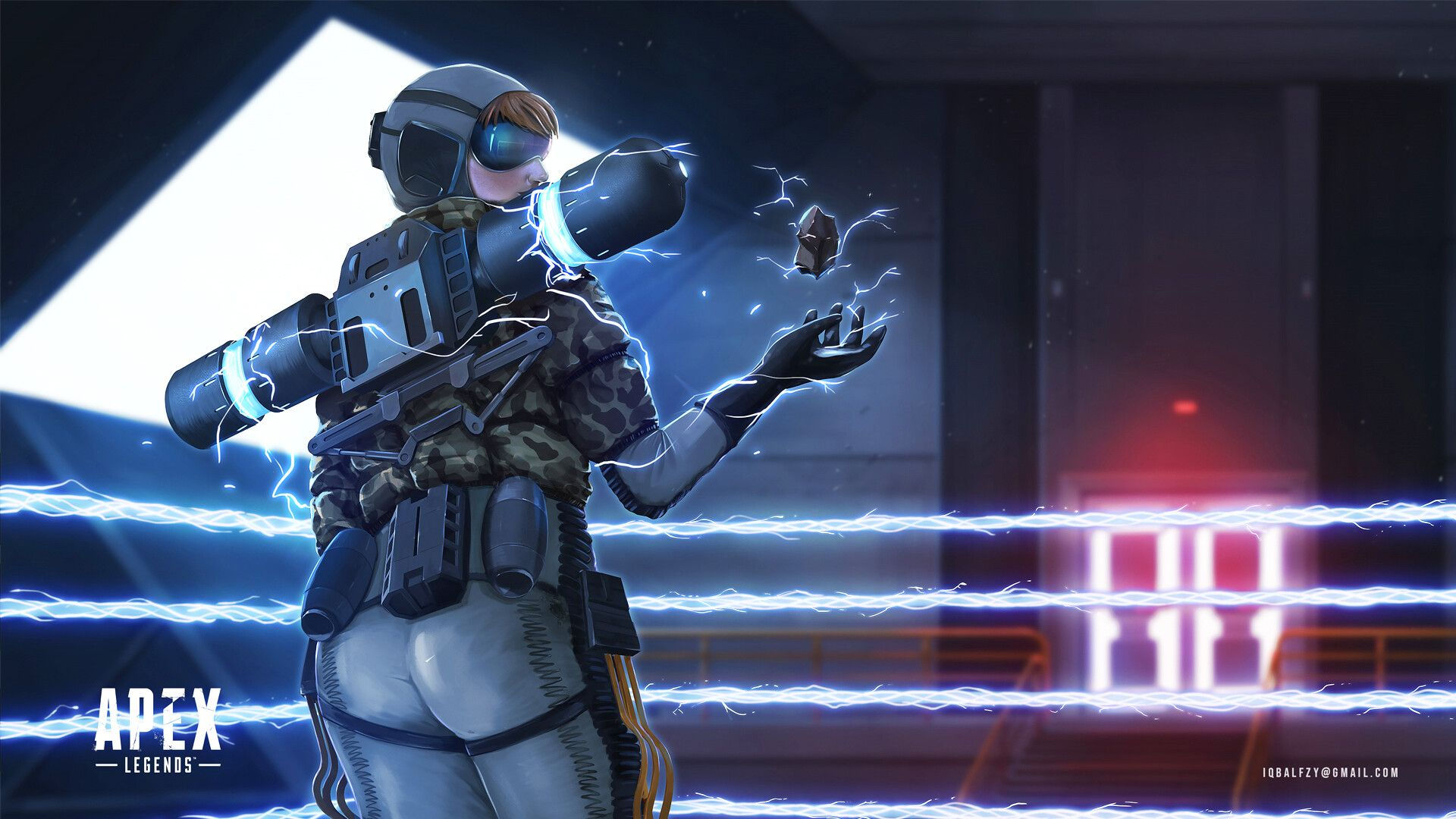 Wallpaper #8xyzQJMB8JfcLg2J3fYq104 Artstation Wattson Apex Lagend Iqbal Fauzy Apex Legend
