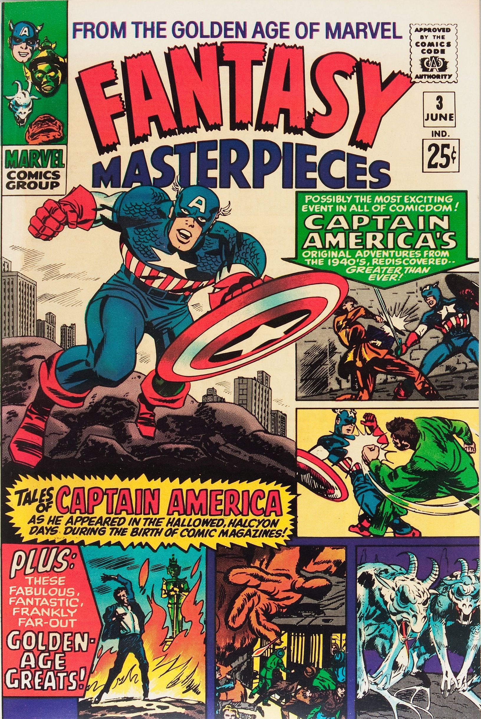 Wallpaper #nmf8B5MBSpphPi3-LMhQ22 Captain America 1966 25c Bought a Lot More Nostalgia Back Then
