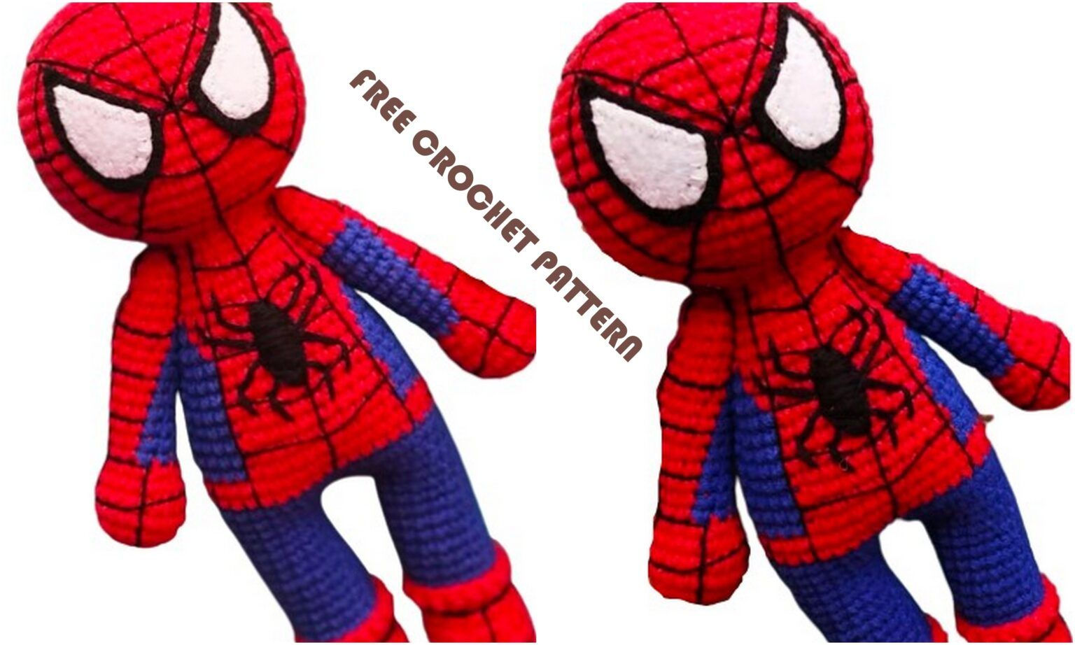 Wallpaper #9ncKKJMB-pgBXx60Z6hv26 A Spiderman Stuffed Animal is Shown with the Caption Free Crochet Pattern