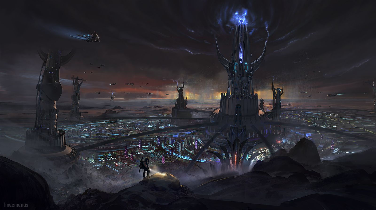 Wallpaper #3YJFQJMB0GiFKesMK8Bn31 Dune and the Fantastic Science Fiction Cities of Finnian Macmanus