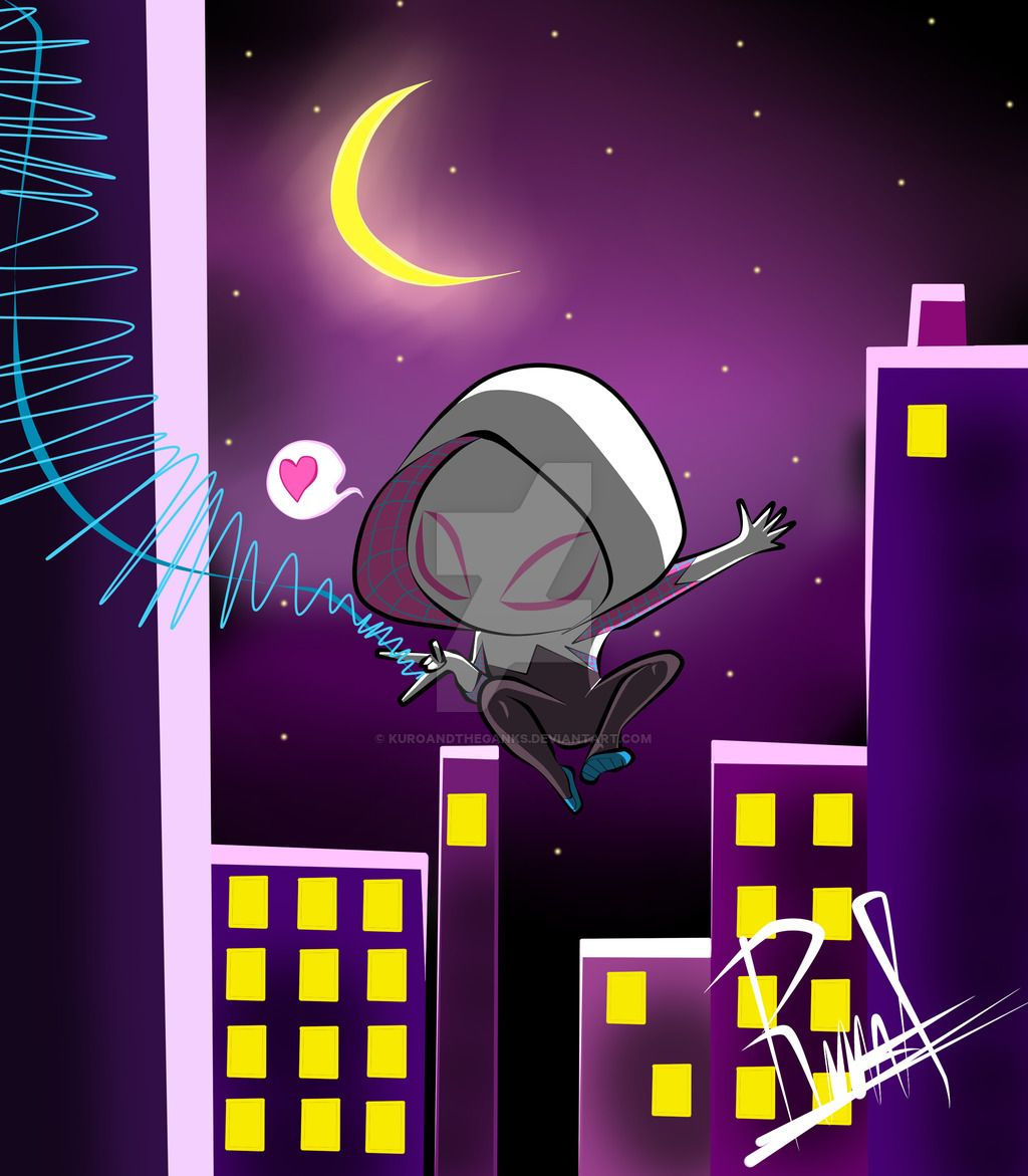 Wallpaper #nDGpNZMB5zzyi_yYQ1cr5 Chibi Spider Gwen by Kuroandtheganksdeviantartcom on at Deviantart