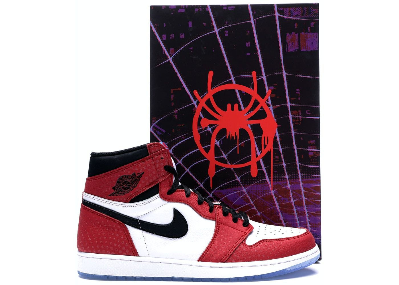 Wallpaper #74D73 Air Jordan 1 Retro High Og Spiderman Level Up