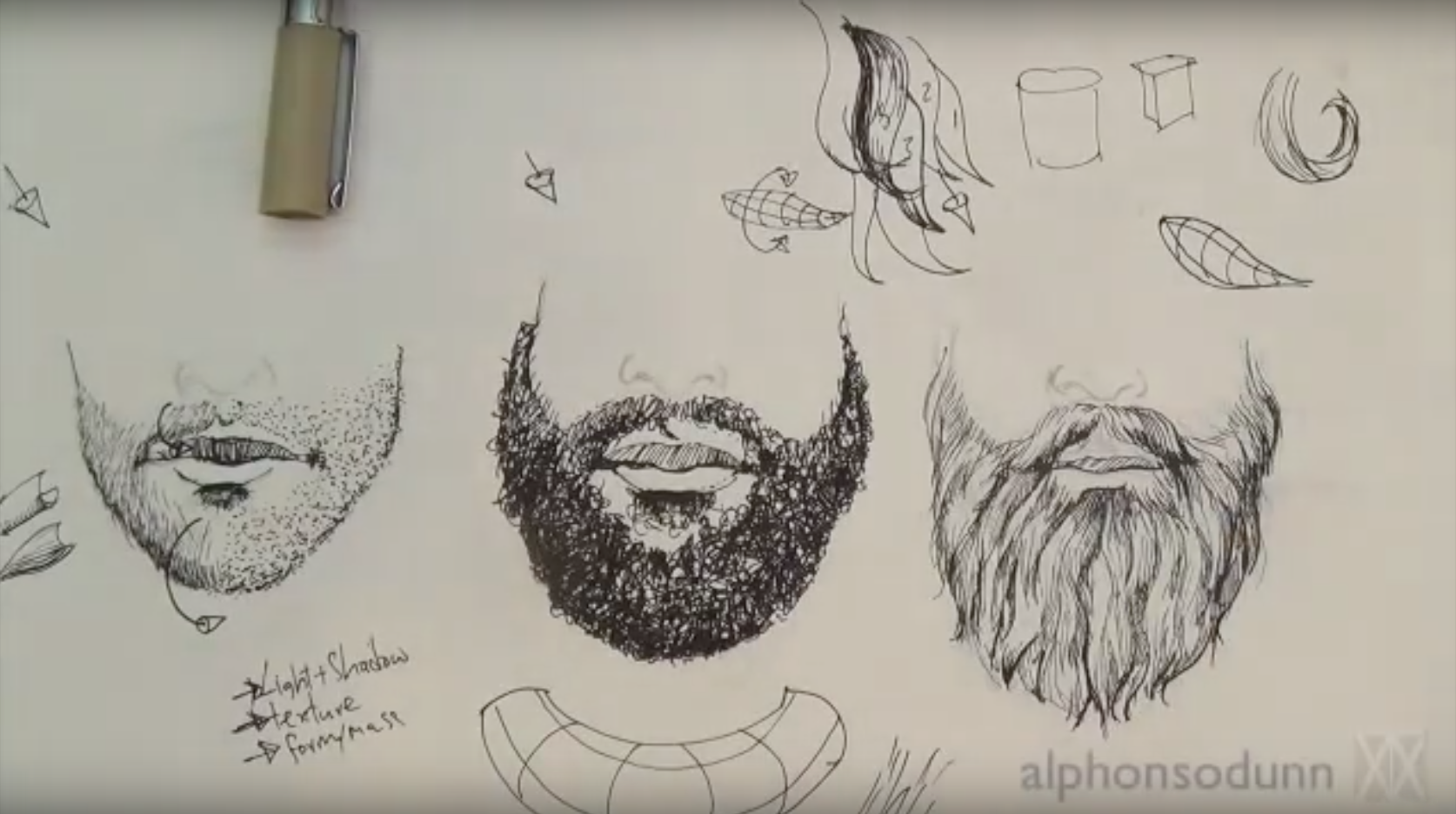Wallpaper #nWdrAZMBSpphPi3-YapM155 How to Draw Beards Beard Variations for Reference Styles Stubble