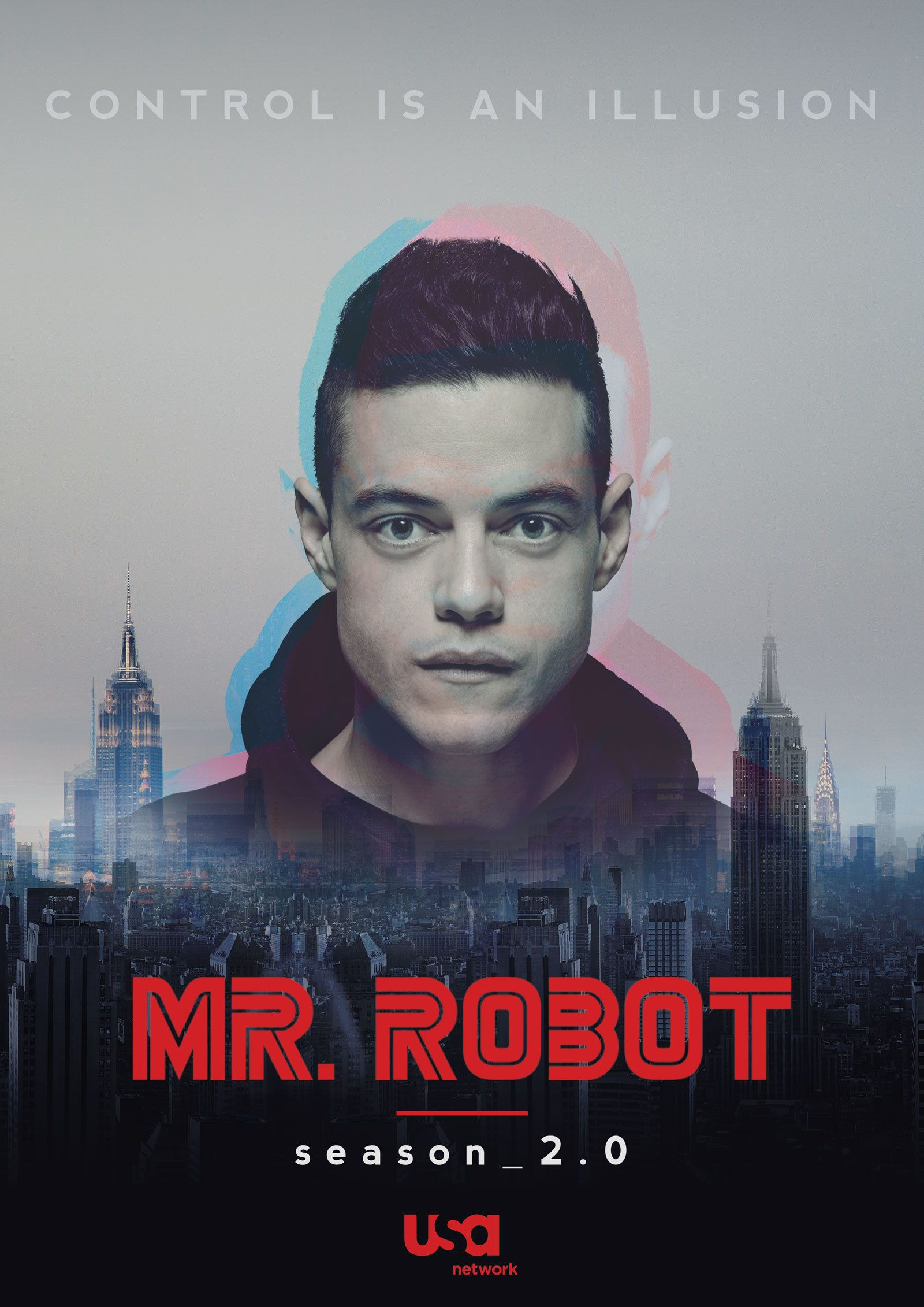 Wallpaper #s6U5MpMB0vj5YdARDNNN44 Mr Robot Season 20 Control is an Illusion Posterspy Mr Robot