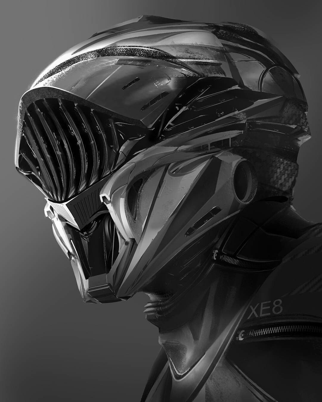 Wallpaper #fz9aPJMBLiIJ4c9OJZHX274 Pin by Alika Malonog on Cyberpunk Futuristic Helmet Helmet Design