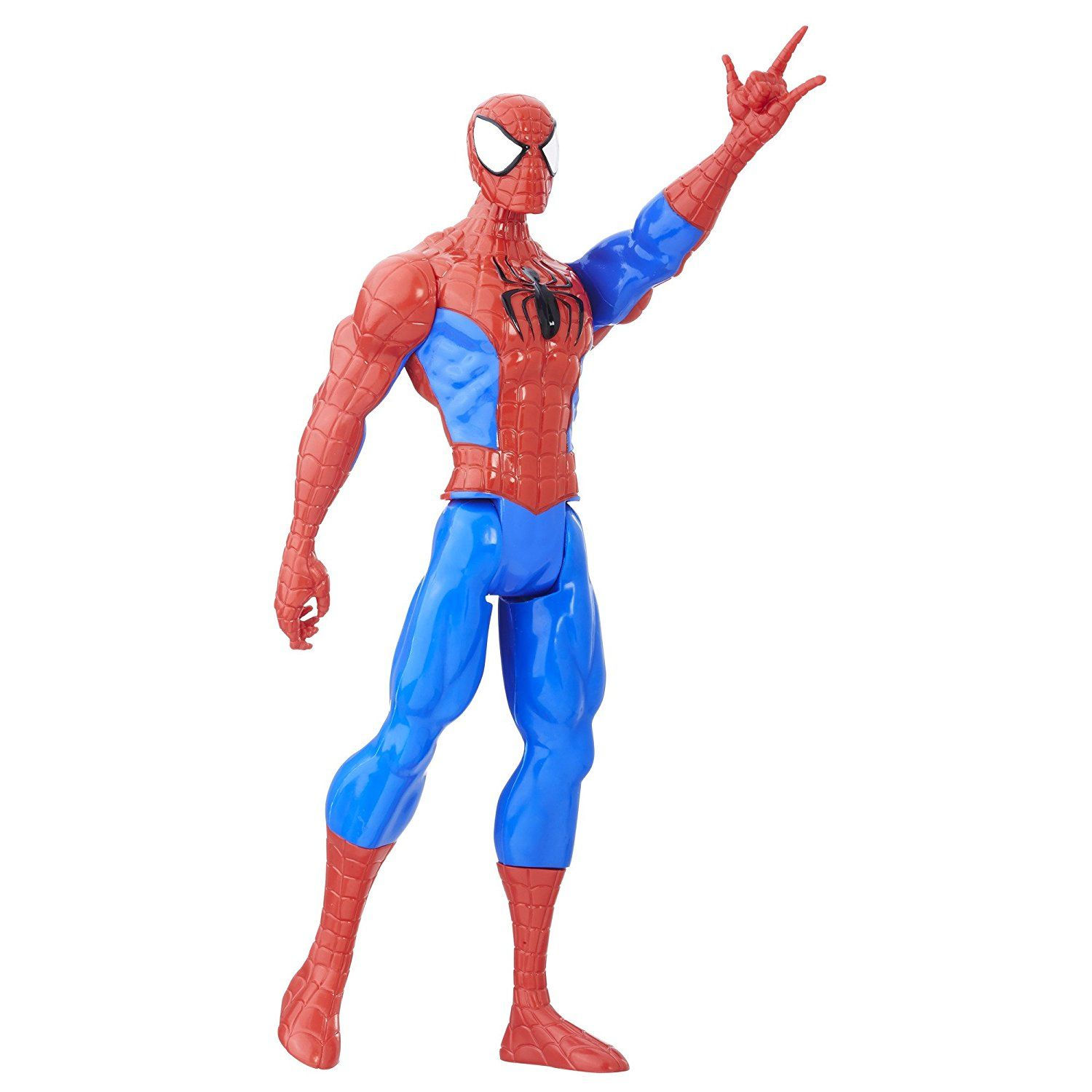 Wallpaper #9mfR7pIBSpphPi3-rl4A331 Spider Man Action Figure with Blue Body and Arms Outstretched in