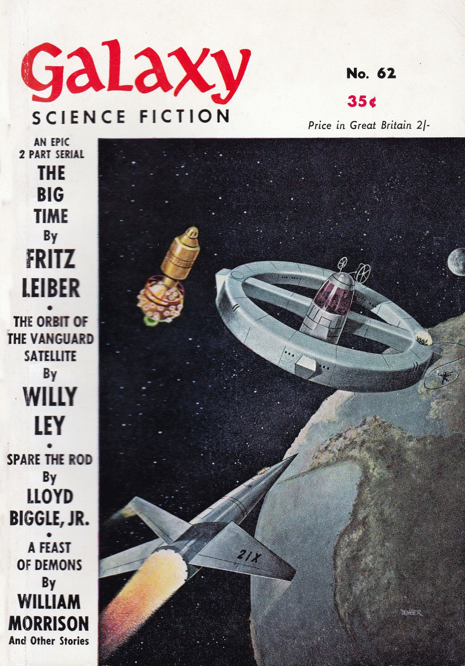 Wallpaper #bGeY_ZIBSpphPi3-Mpyn43 Galaxy Science Fiction No62 British Edition Cover Art by Dember Pulp