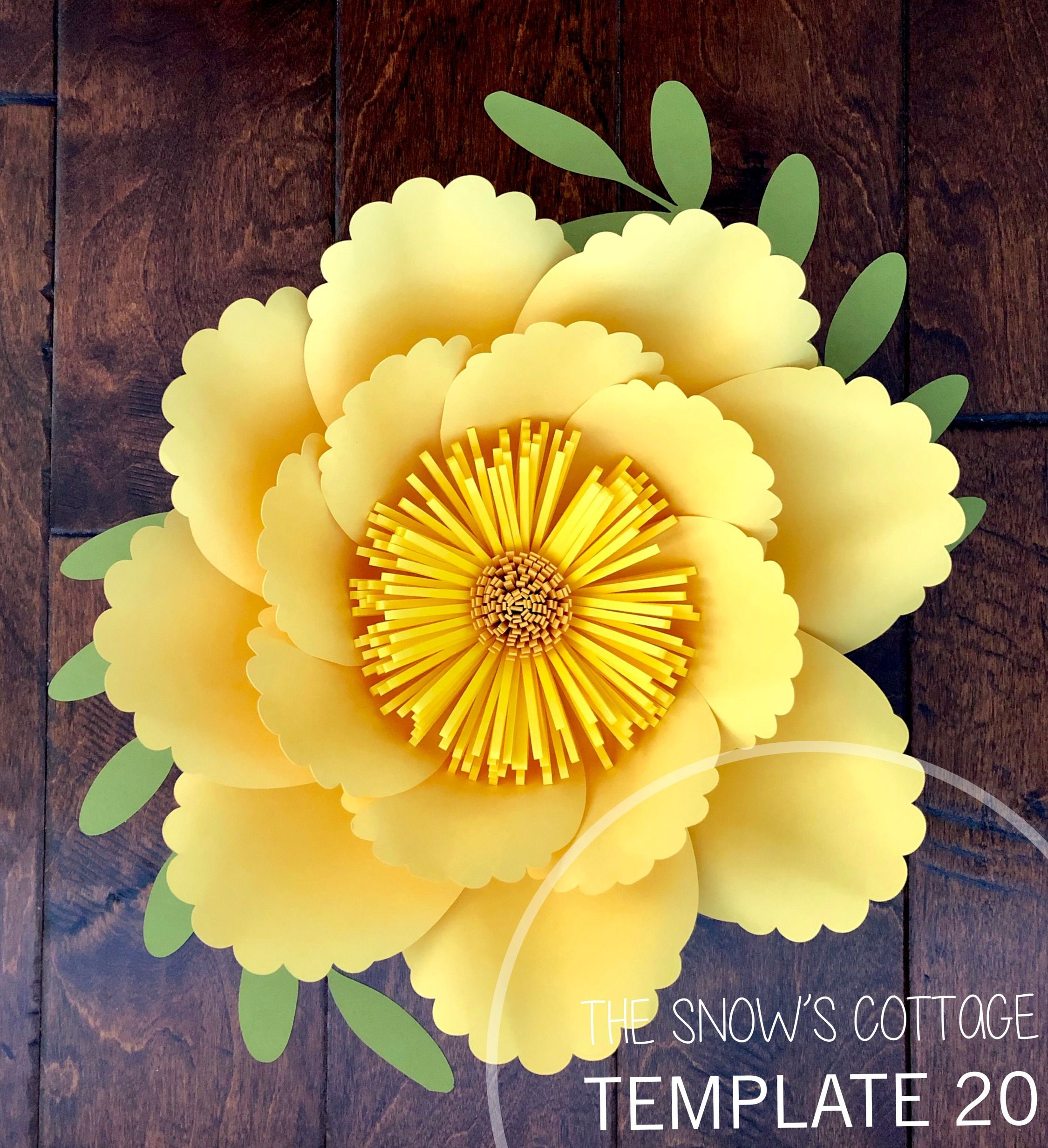 Wallpaper #8a759 Printable Downloadable Free Cricut Paper Flower Template