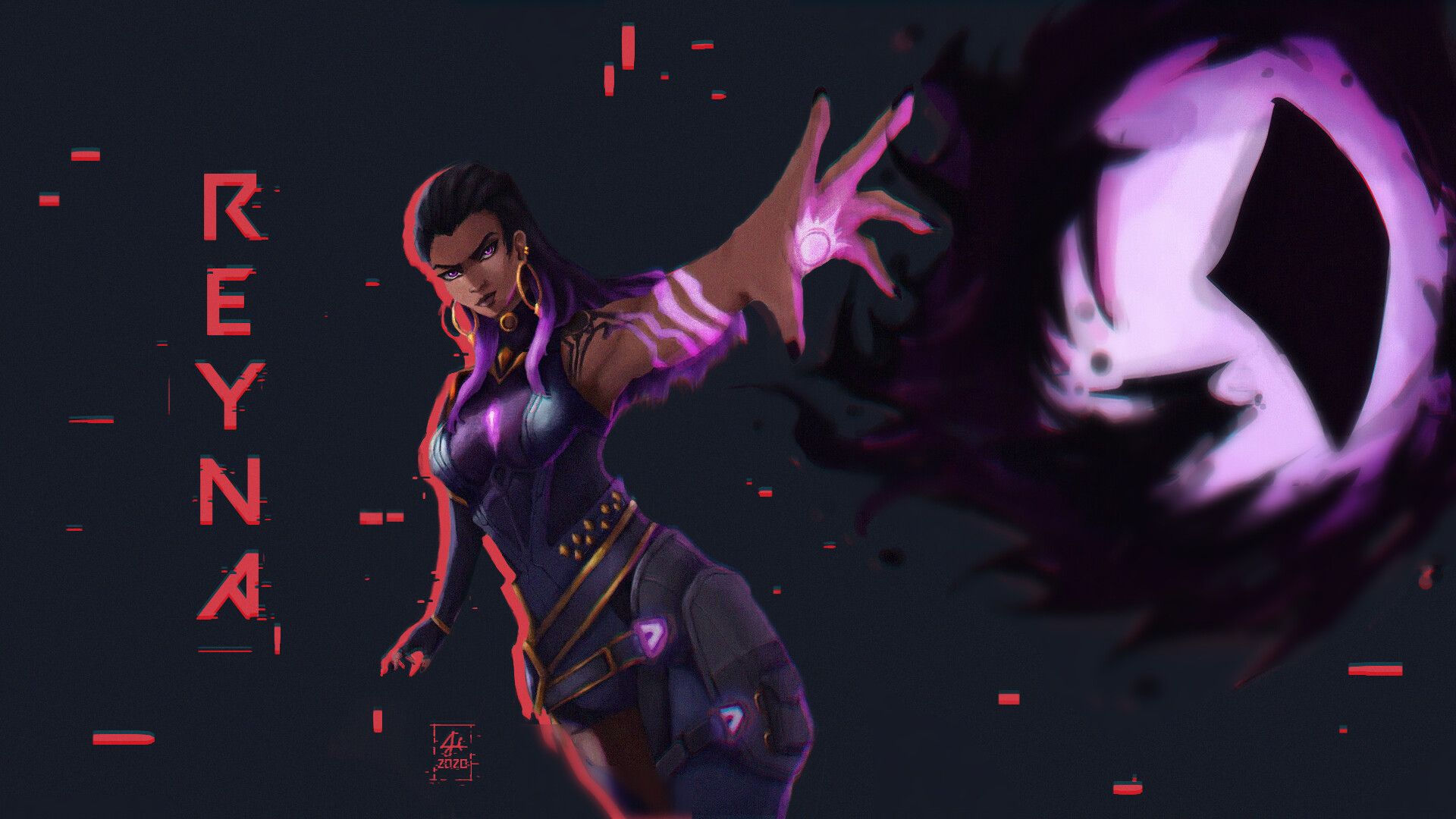Wallpaper #ZmeeBZMBSpphPi3-Gb1g40 Reyna Valorant Fan Art Aesthetic Videos Jeremiah