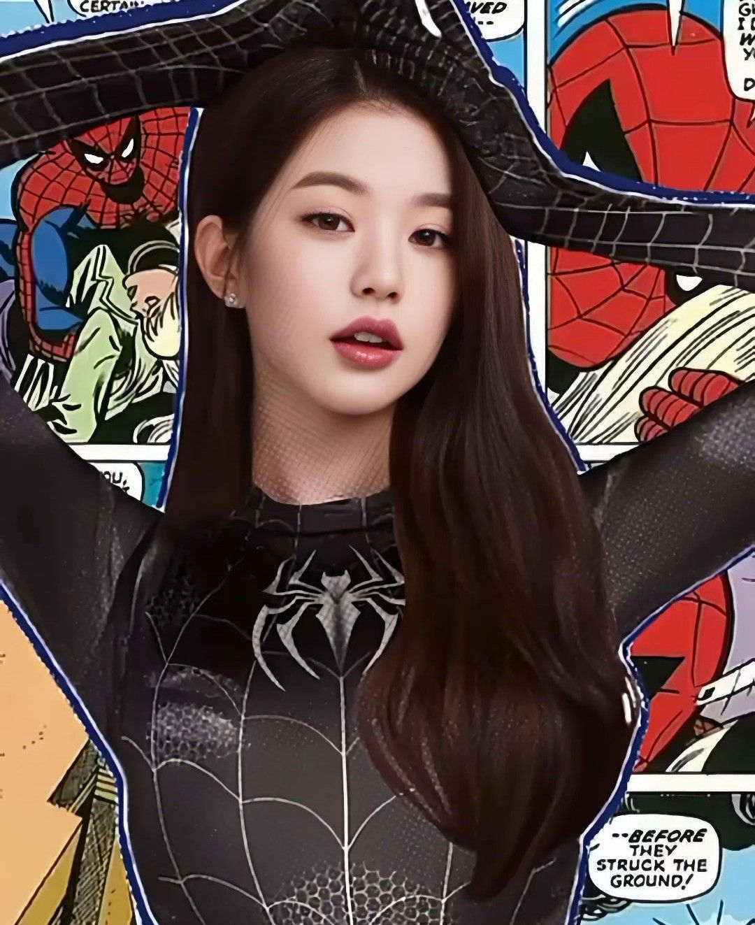 Wallpaper #Hme5DJMBSpphPi3-euDo172 Wonyoung as Spider Woman Spider Woman Super Hero Costumes Spiderman