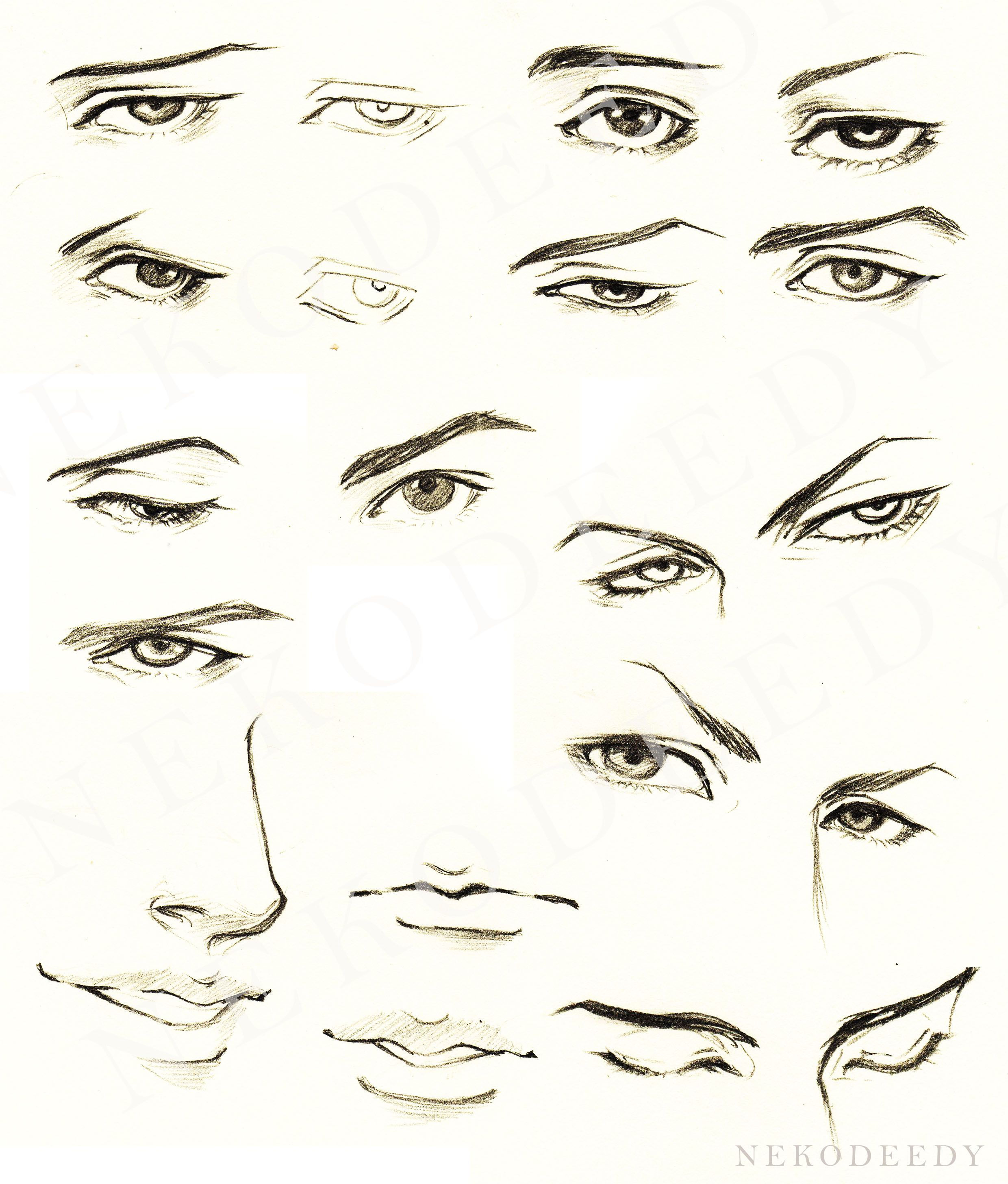 Wallpaper #J1ifNJMBzN9vxX34Fj1A256 Tutorial Eyes Male for Manga by Nekodeedy Dibujos De Ojos Cosas De